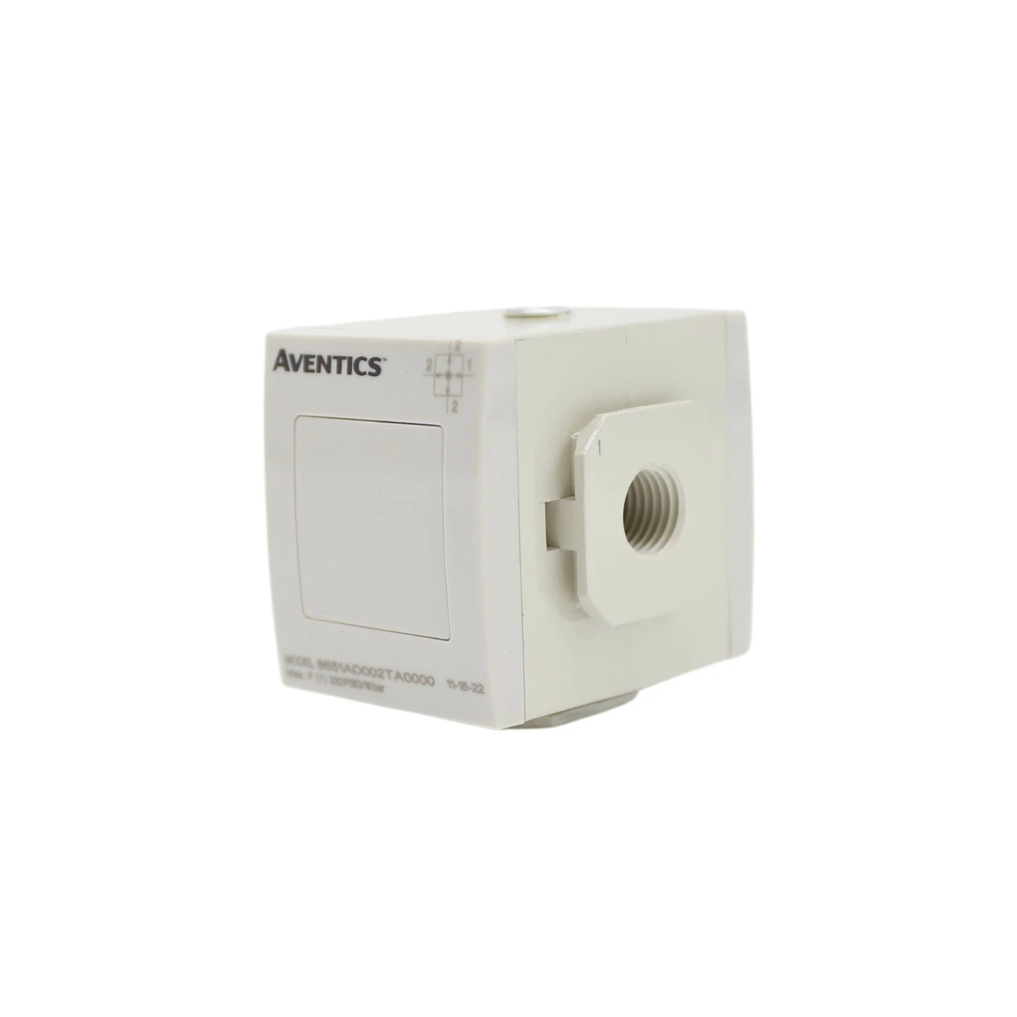 Aventics | Numatics 651 Series, Diverter Block, 1/4 NPT | 8651AD002TA0000 - Image 2