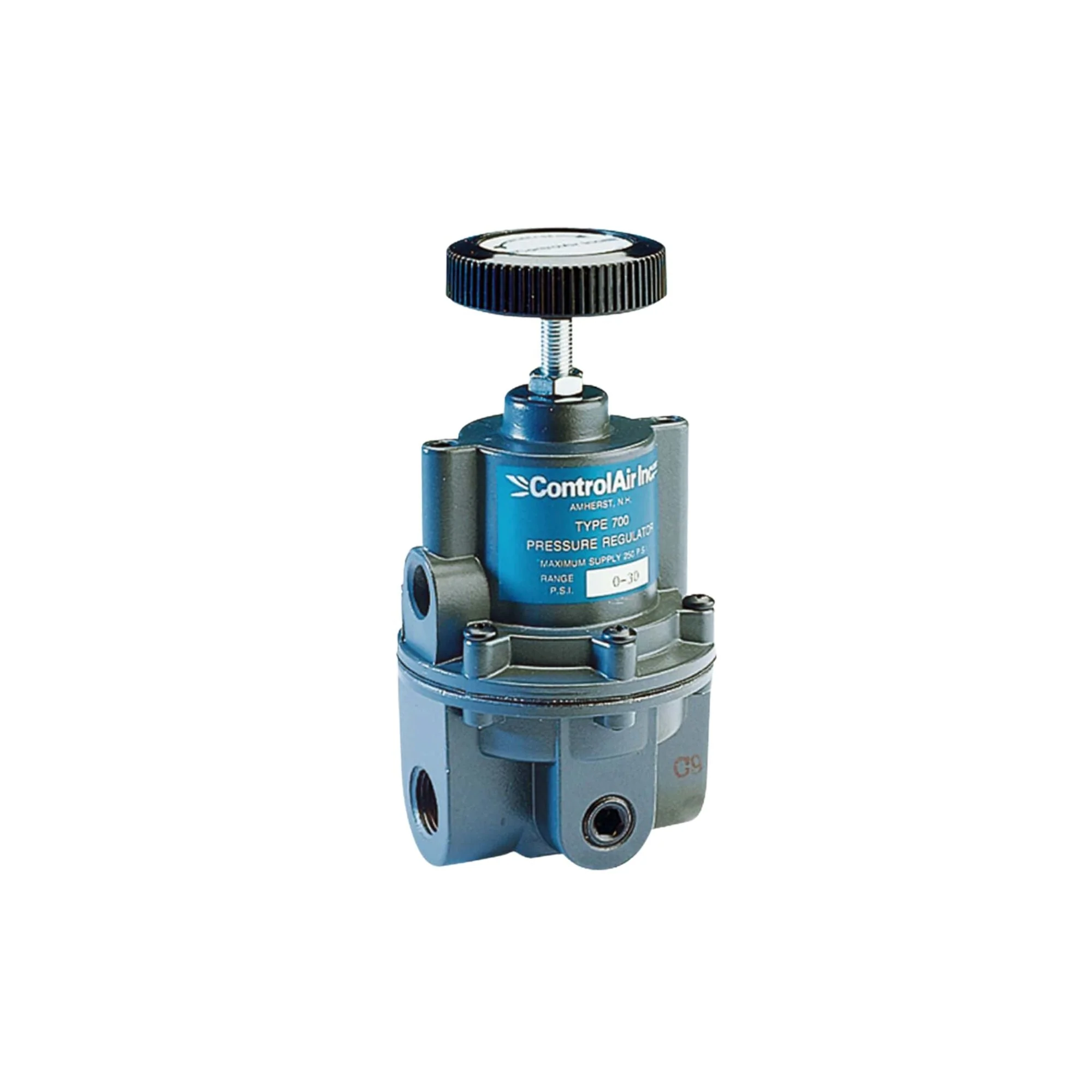 ControlAir| Pressure Regulator 1/4 in NPT port, 0-15PSI | 700-BC