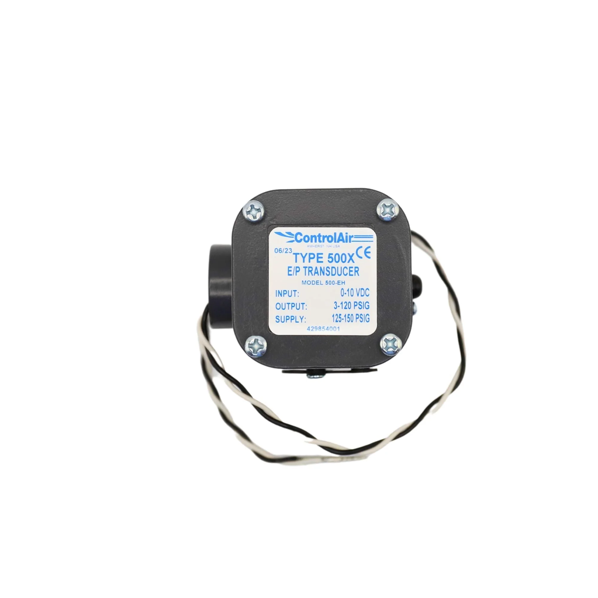 ControlAir | Transducer E/P 0-10VDC, 3-120PSI | 500-EH - Image 2