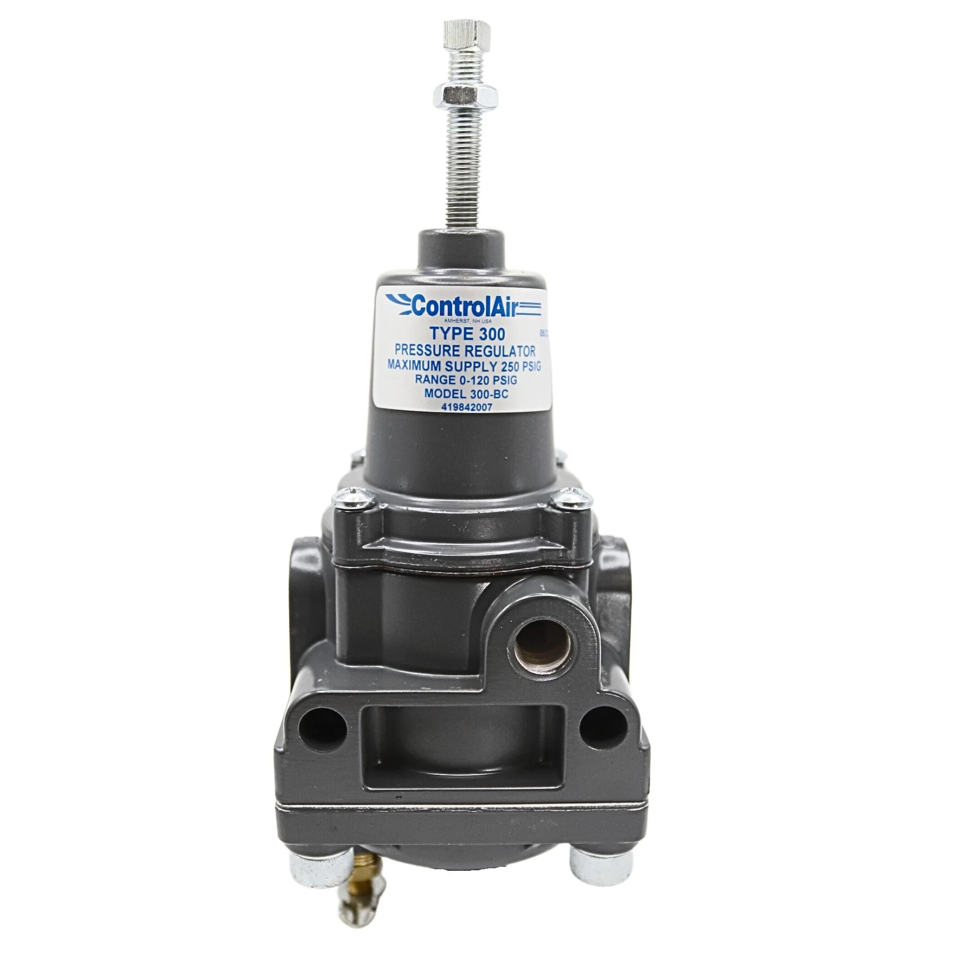 ControlAir | Air Filter Regulator 0-120 PSI 1/4" NPT | 300-BC