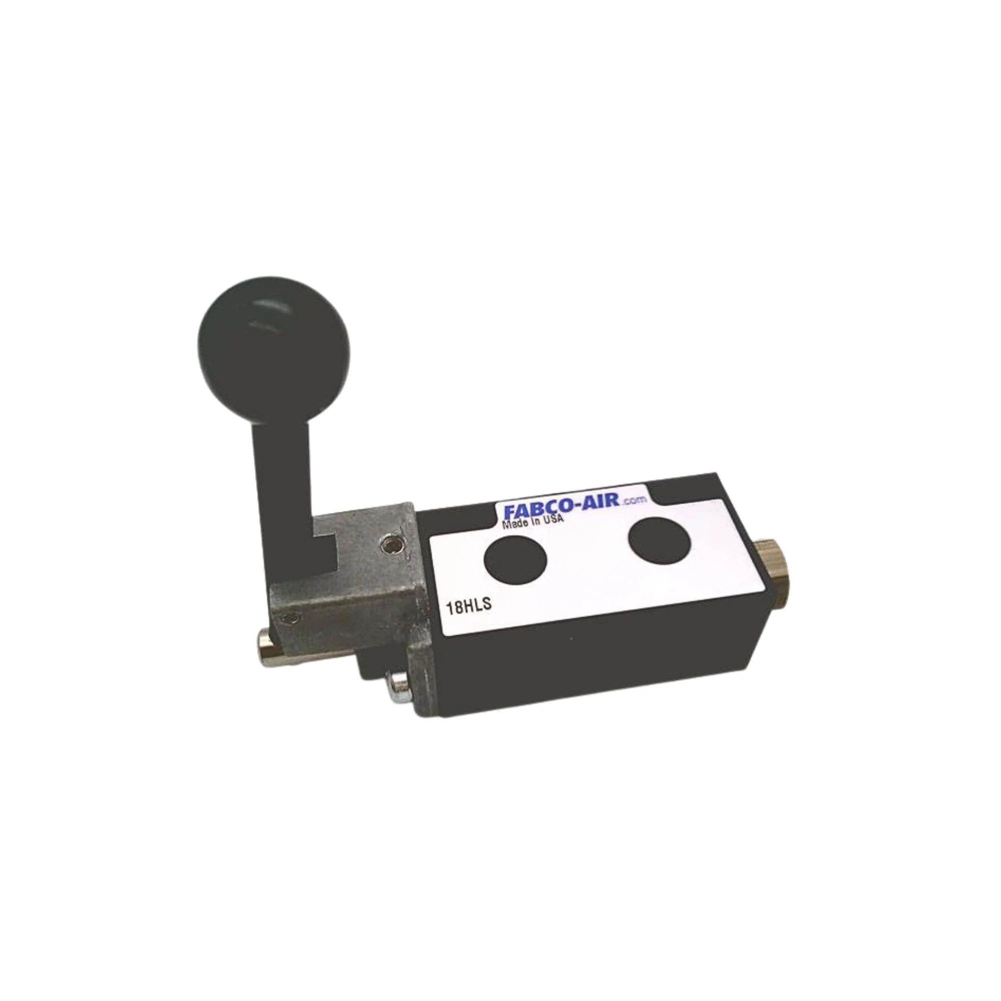 Fabco | 3-way (3/2) Normally Closed (NC) Hand Lever Actuated Pneumatic Directional Control Valve - Detented | 14HL-3