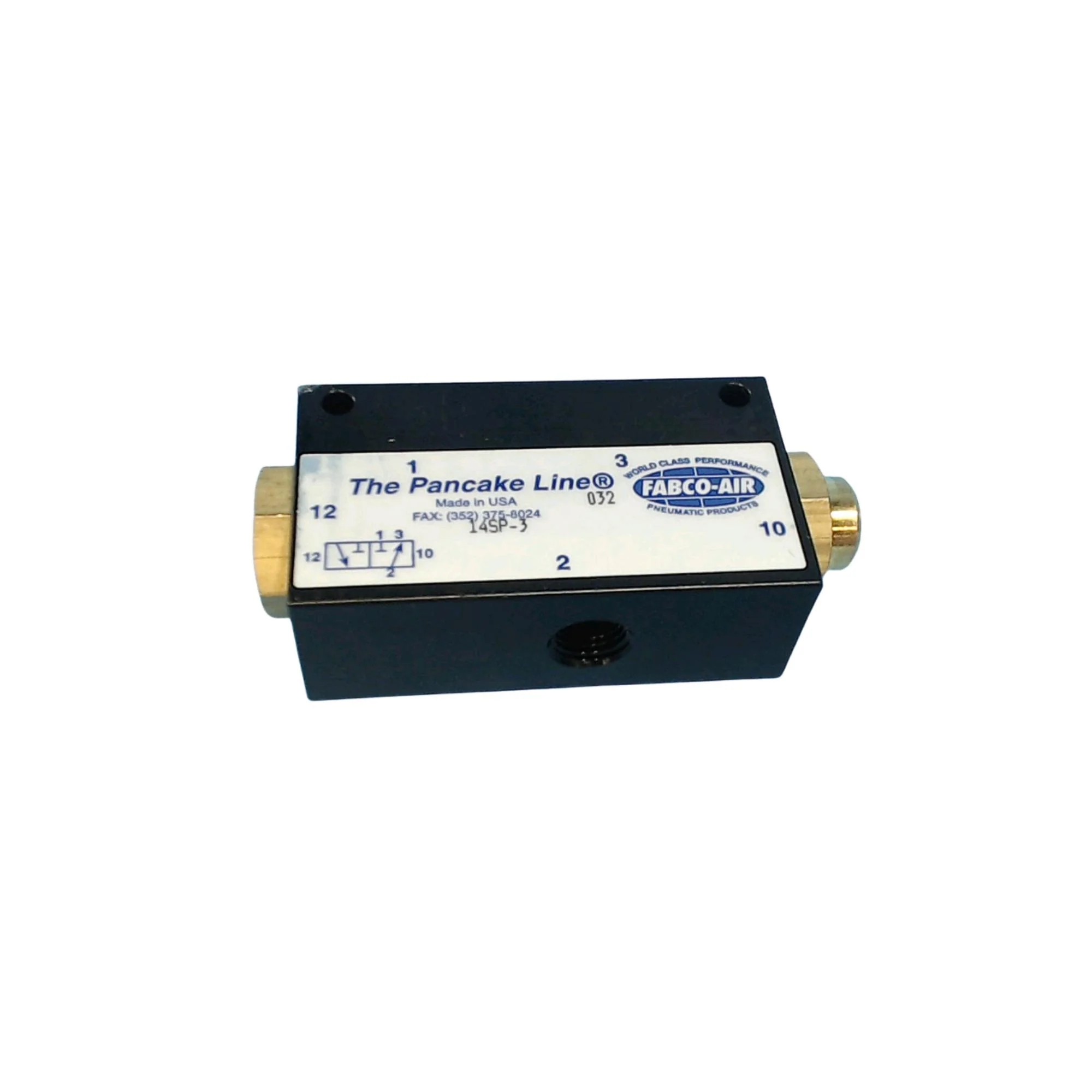 Fabco | 4-way (5/2) Single Pilot Pneumatically-Actuated Air Pilot Valve | 14SP-4