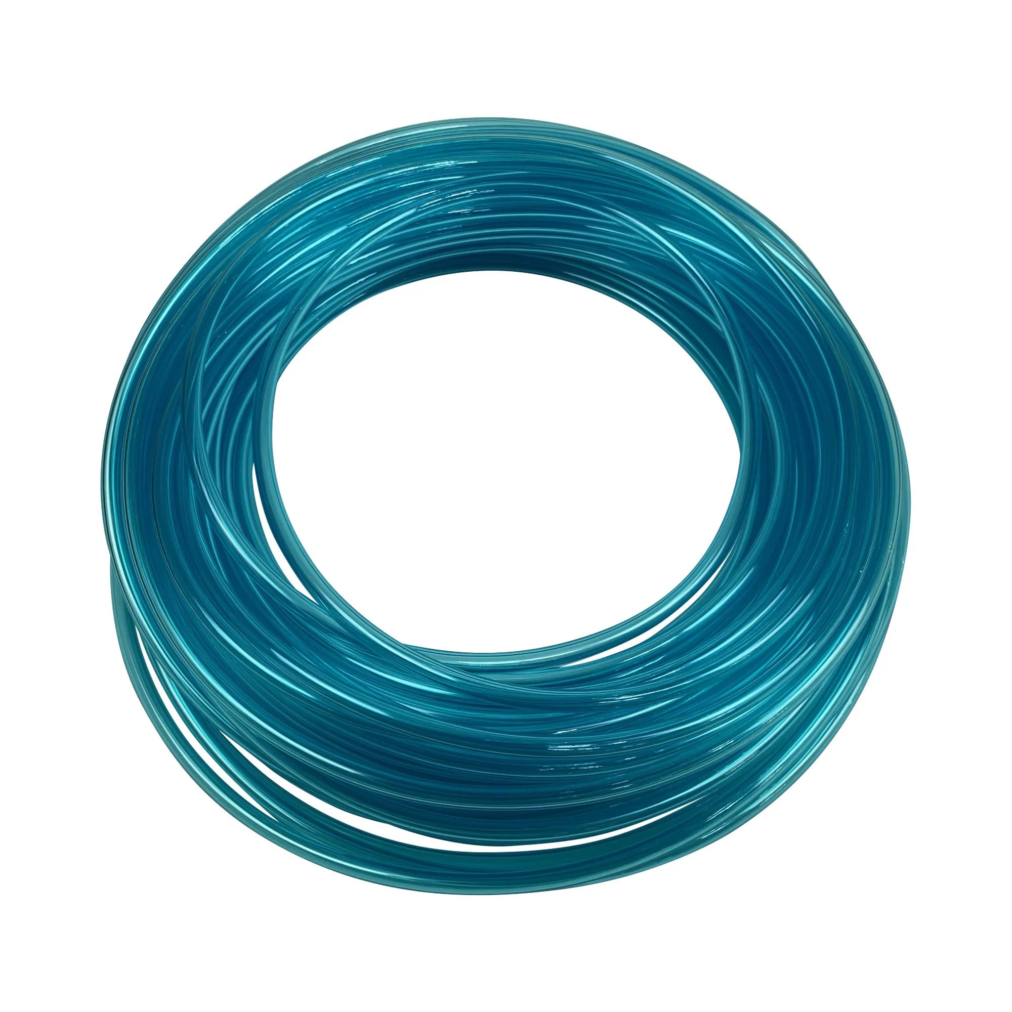 Freelin Wade | .250 in OD x .160 in ID Polyurethane Tube, Transparent Ice Blue, 100' Bag | 1J-151-27