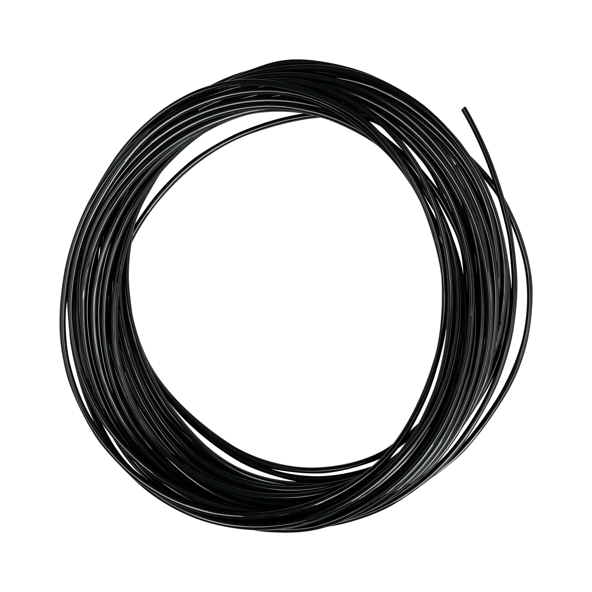 Freelin Wade | .375 in OD x .245 in ID Polyurethane Tube, Black, 100' Bag | 1J-152-01