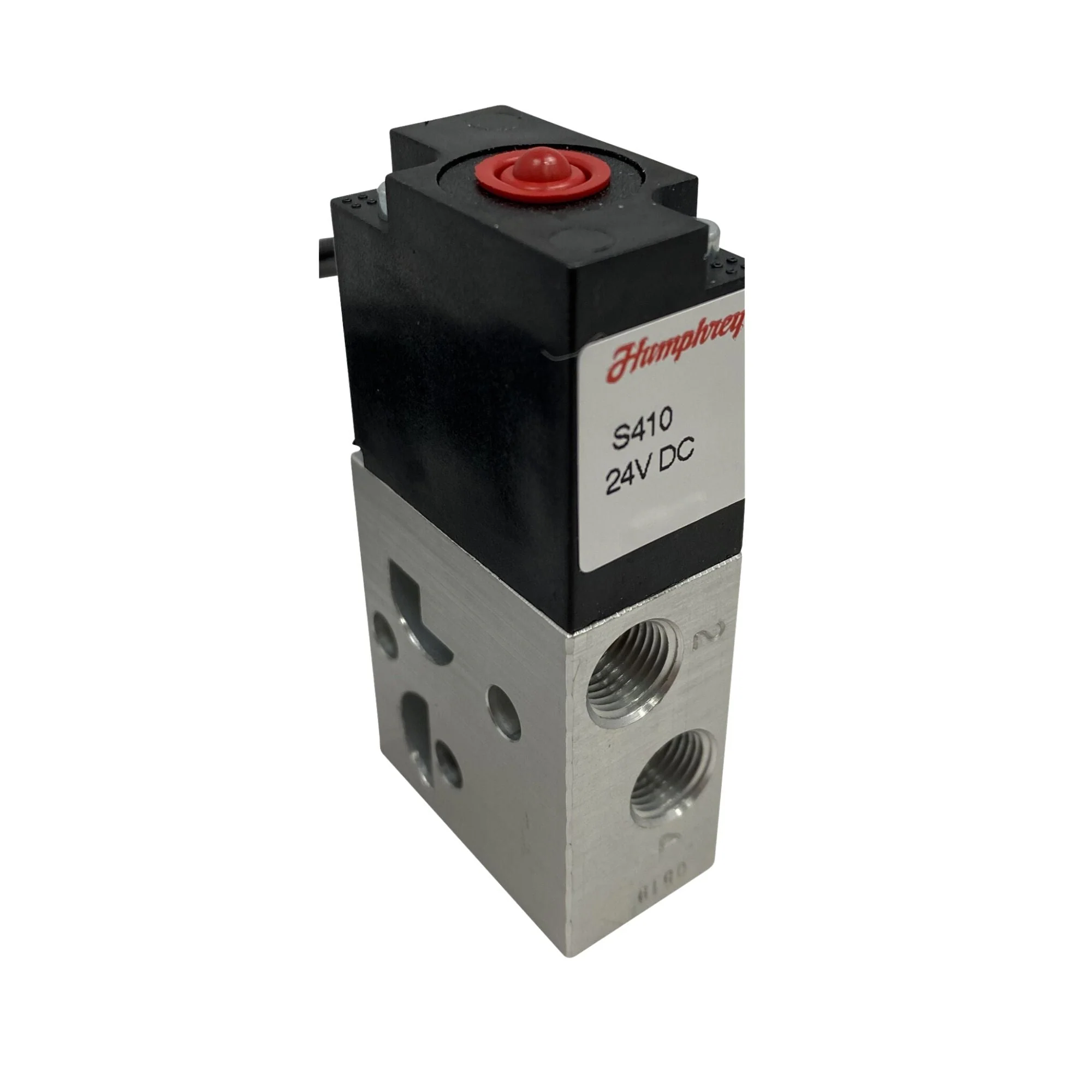 Humphrey | Stacking 4/2 Single Solenoid, 1/8 in NPTF, 24VDC | S410-24DC