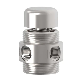 Humphrey | Valve 3/2 Nylon Push Button 1/8 | 125P-3-10-20-40