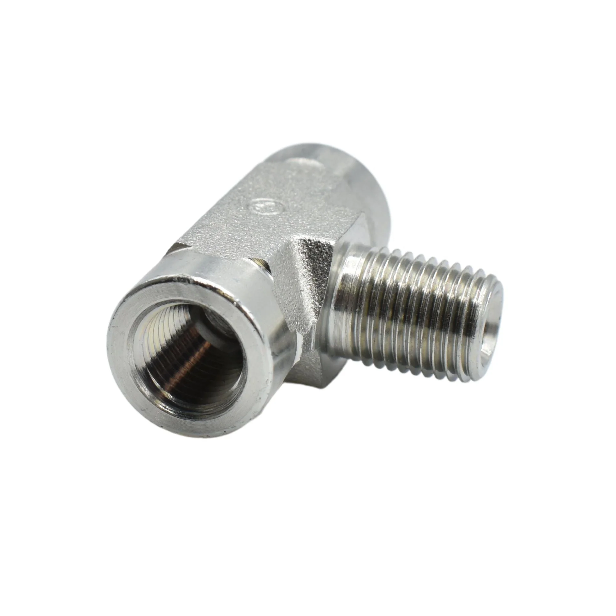 Hydraulic | 04FP-04FP-04MP Branch Tee Forg Adapter | 5604-04-04-04-FG - Image 2