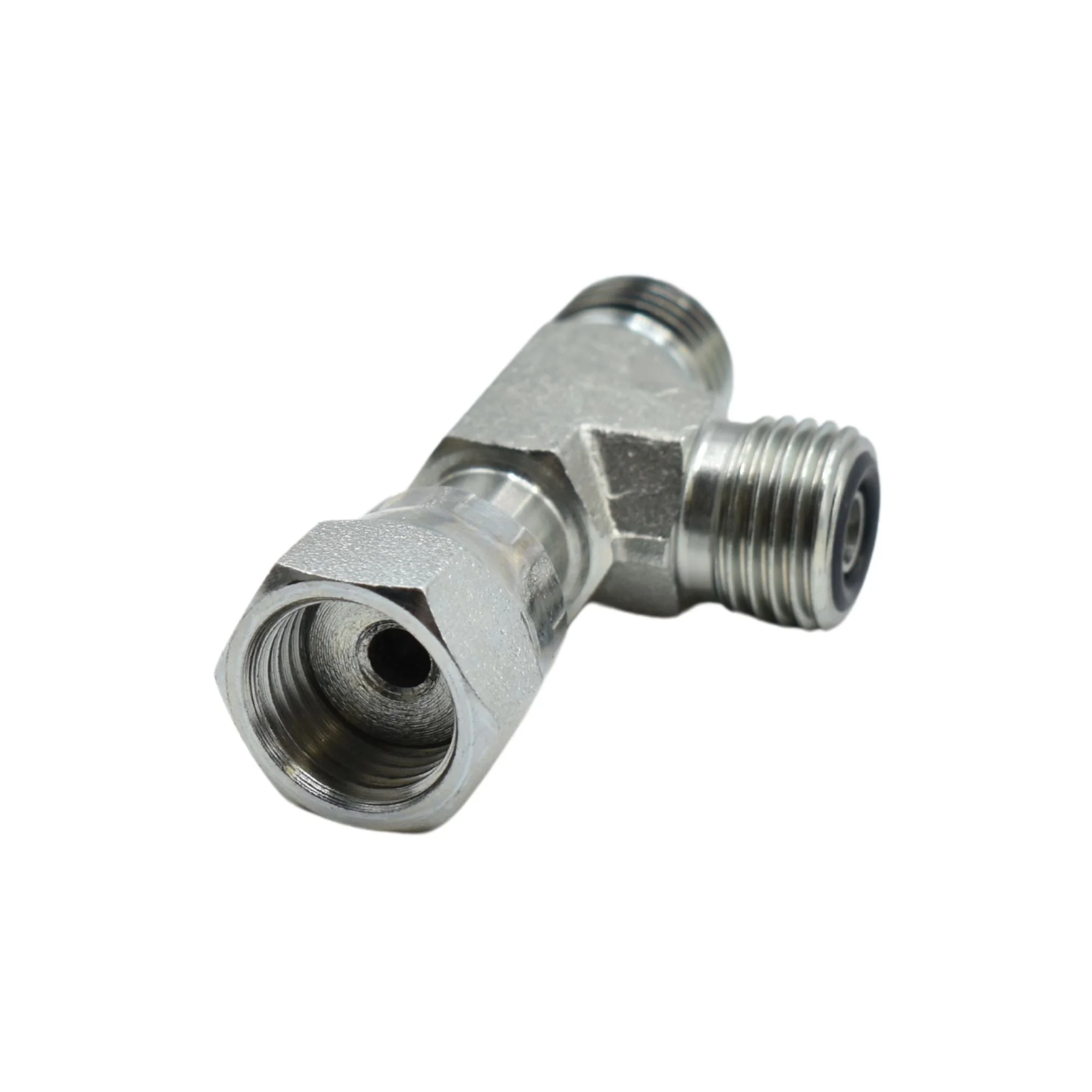 Hydraulic | 04MFS-04FFSS-04MFS Run Tee Forg Adapter | FS6602-04-04-04-FG - Image 2