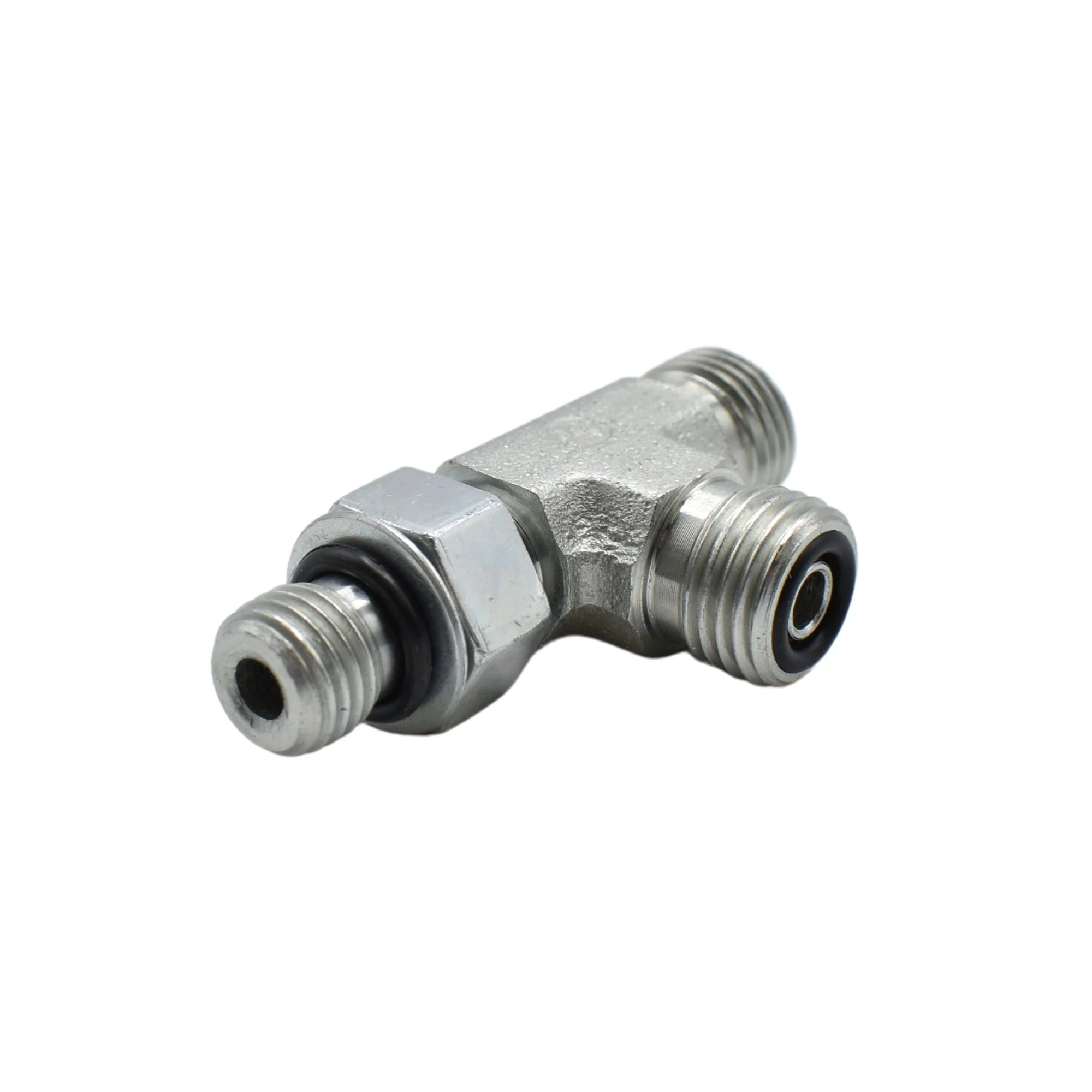 Hydraulic | 04MFS-04MAORB-04MFS Run Tee Forg Adapter | FS6804-04-04-04-NWO-FG