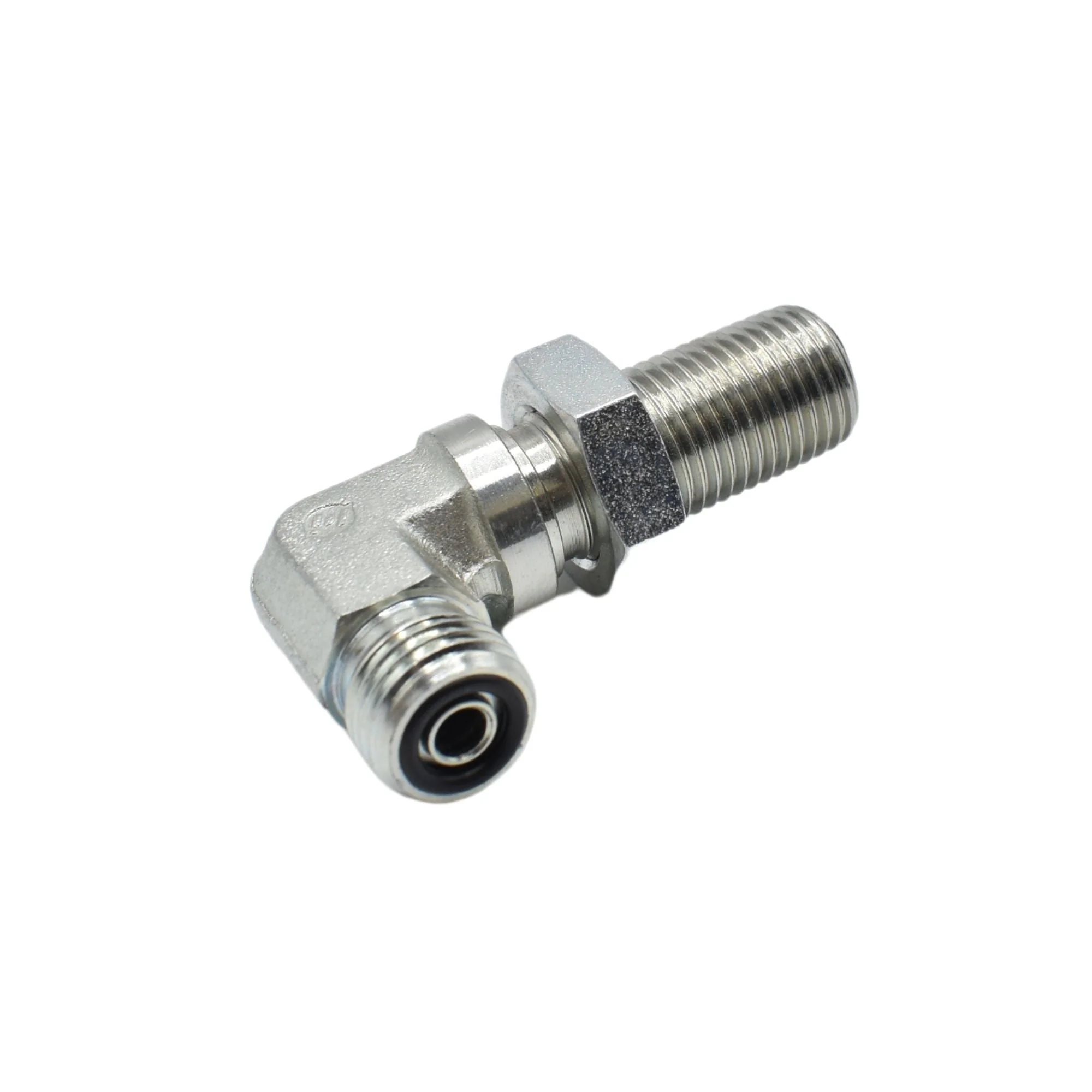 Hydraulic | 04MFS-04MFS Blkhd 90deg Elb Forg Adapter | FS2701-LN-04-04-FG