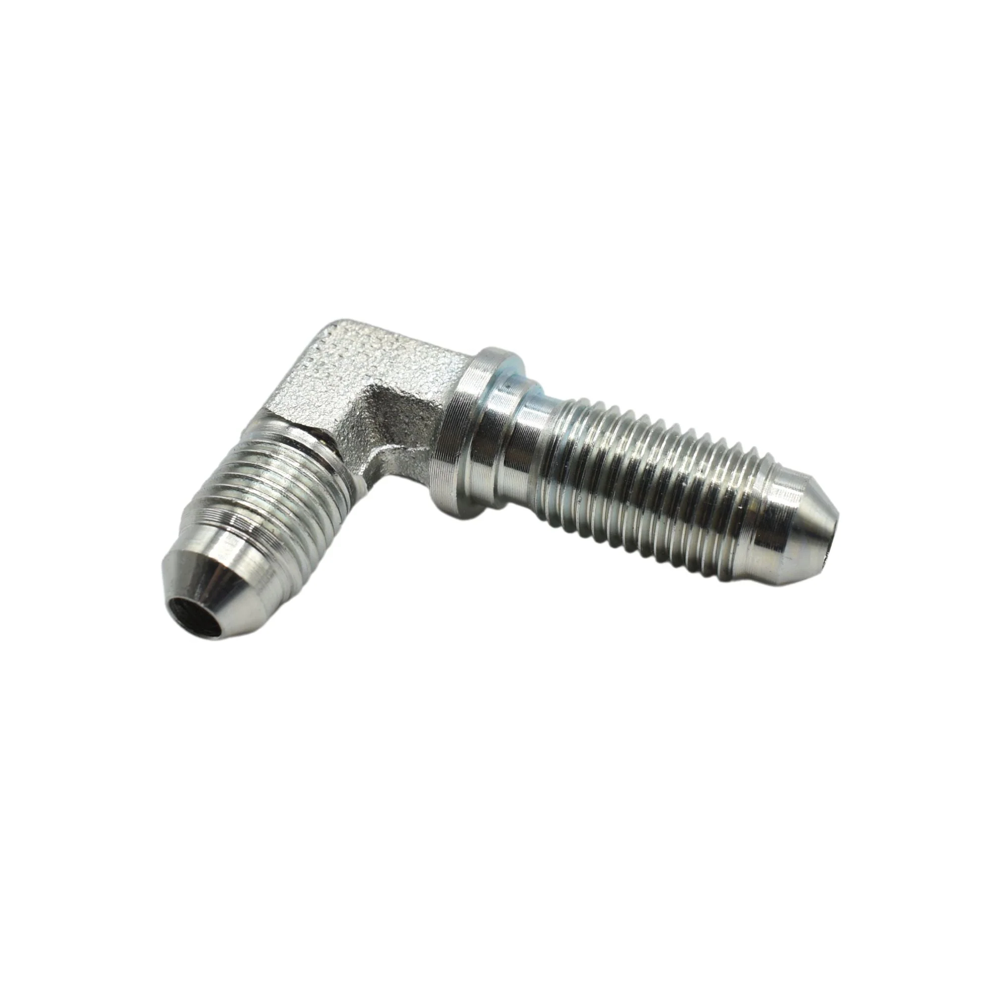 Hydraulic | 04MJ-04MJ Bulkhead 90deg Elb Forg Adapter | 2701-04-04-FG