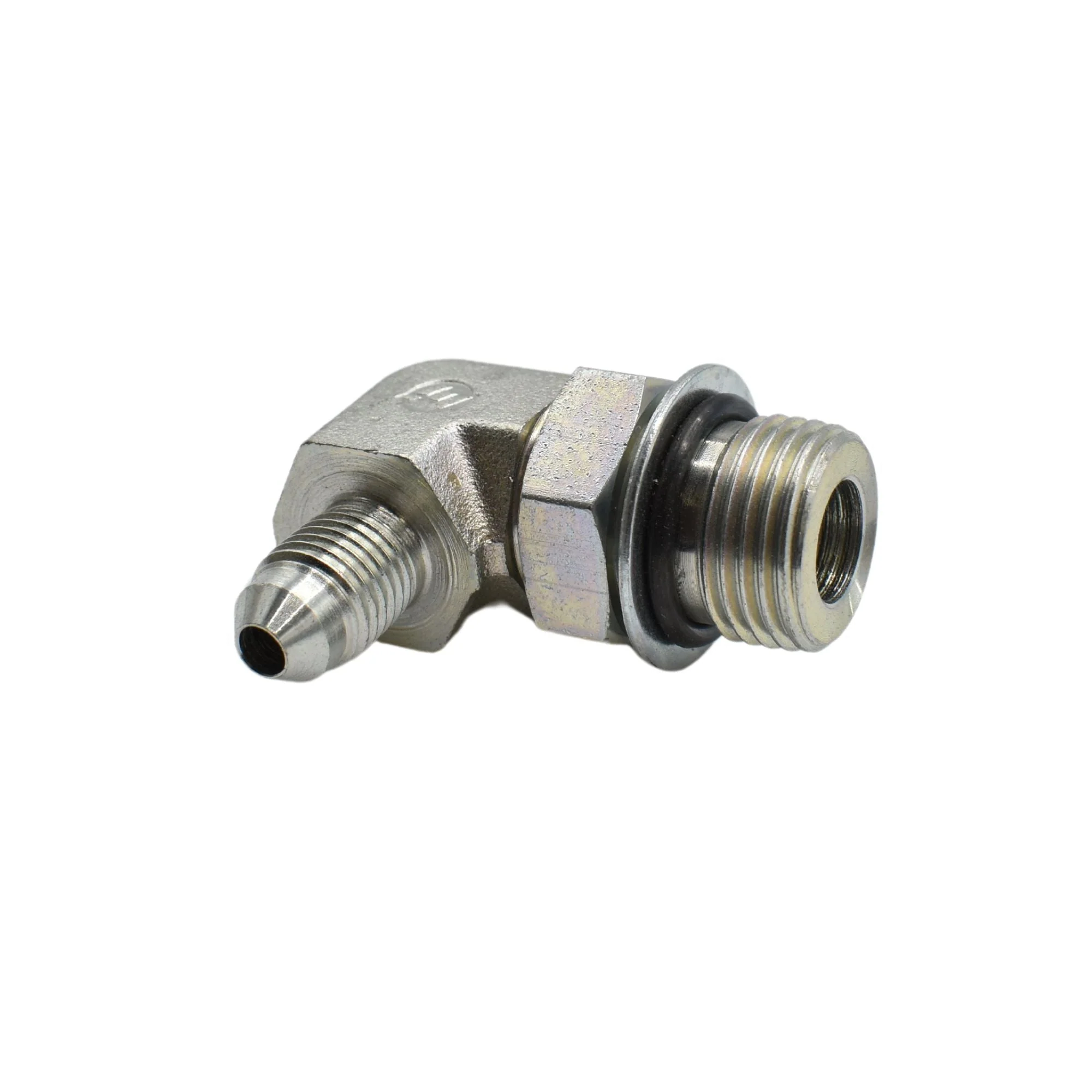 Hydraulic | 04MJ-08MAORB 90deg Elb Forg Adapter | 6801-04-08-NWO-FG