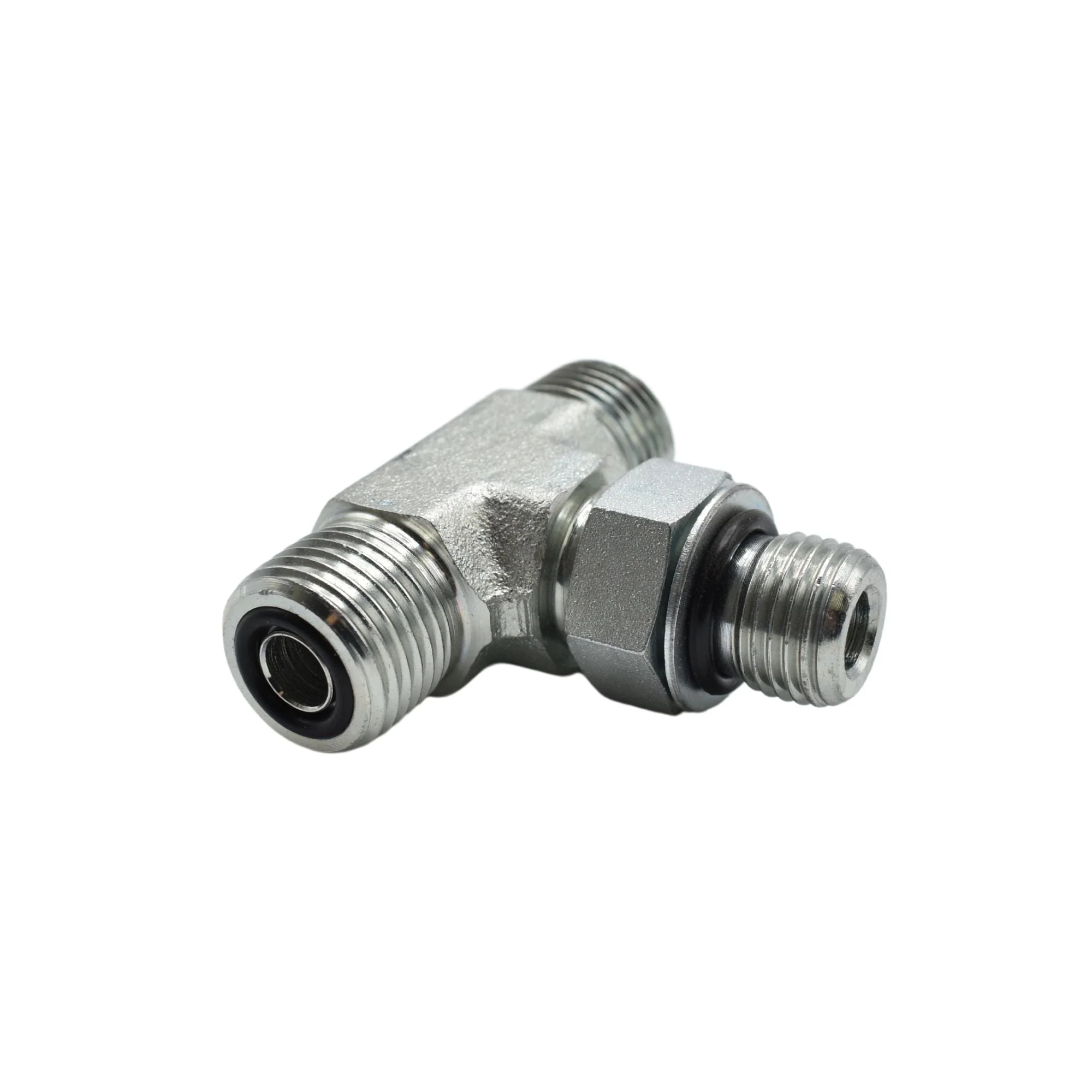 Hydraulic | 06MFS-06MFS-06MAORB Branch Tee Adapter | FS6803-06-06-06-NWO-FG - Image 2