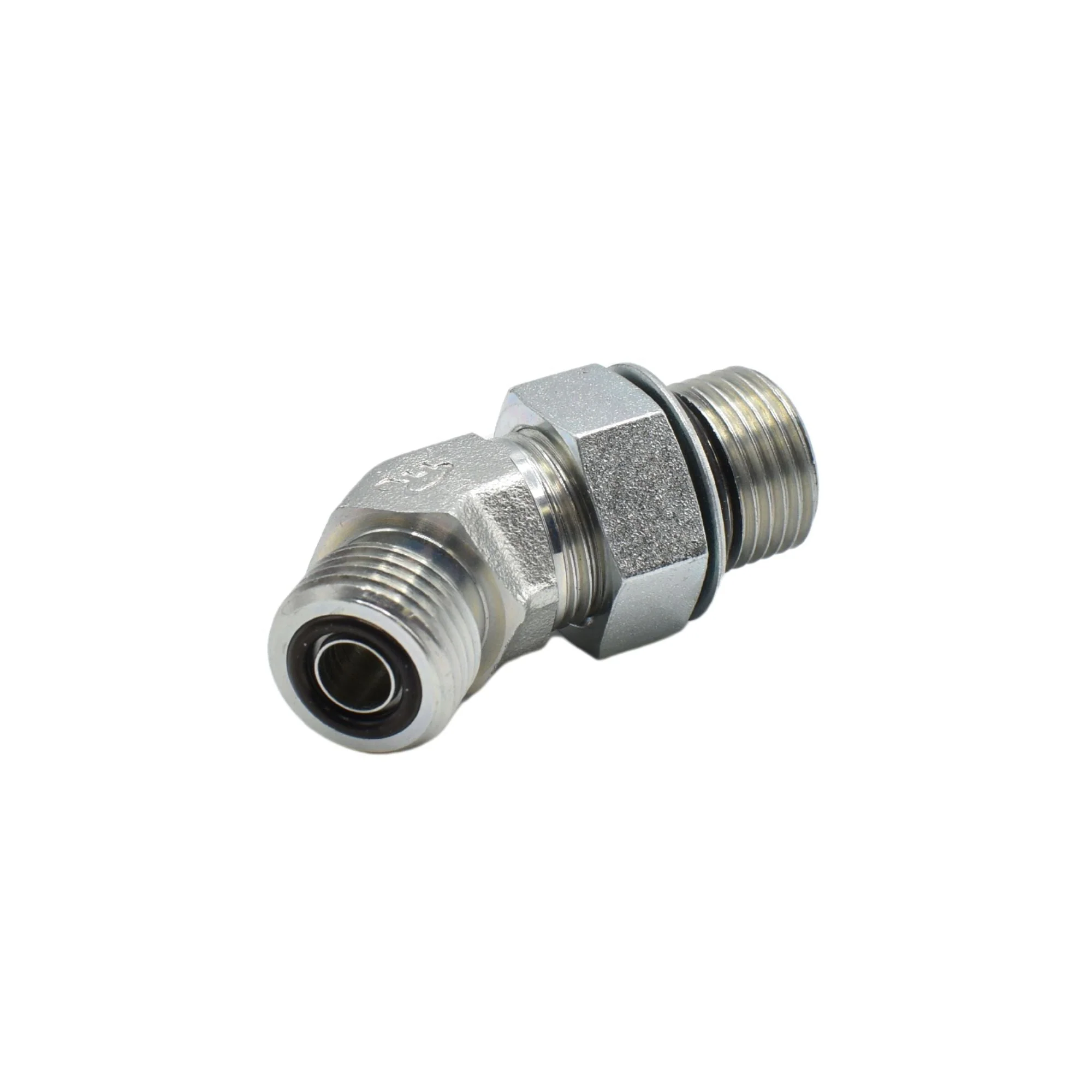 Hydraulic | 06MFS-08MAORB 45deg Elb Forg Adapter | FS6802-06-08-NWO-FG