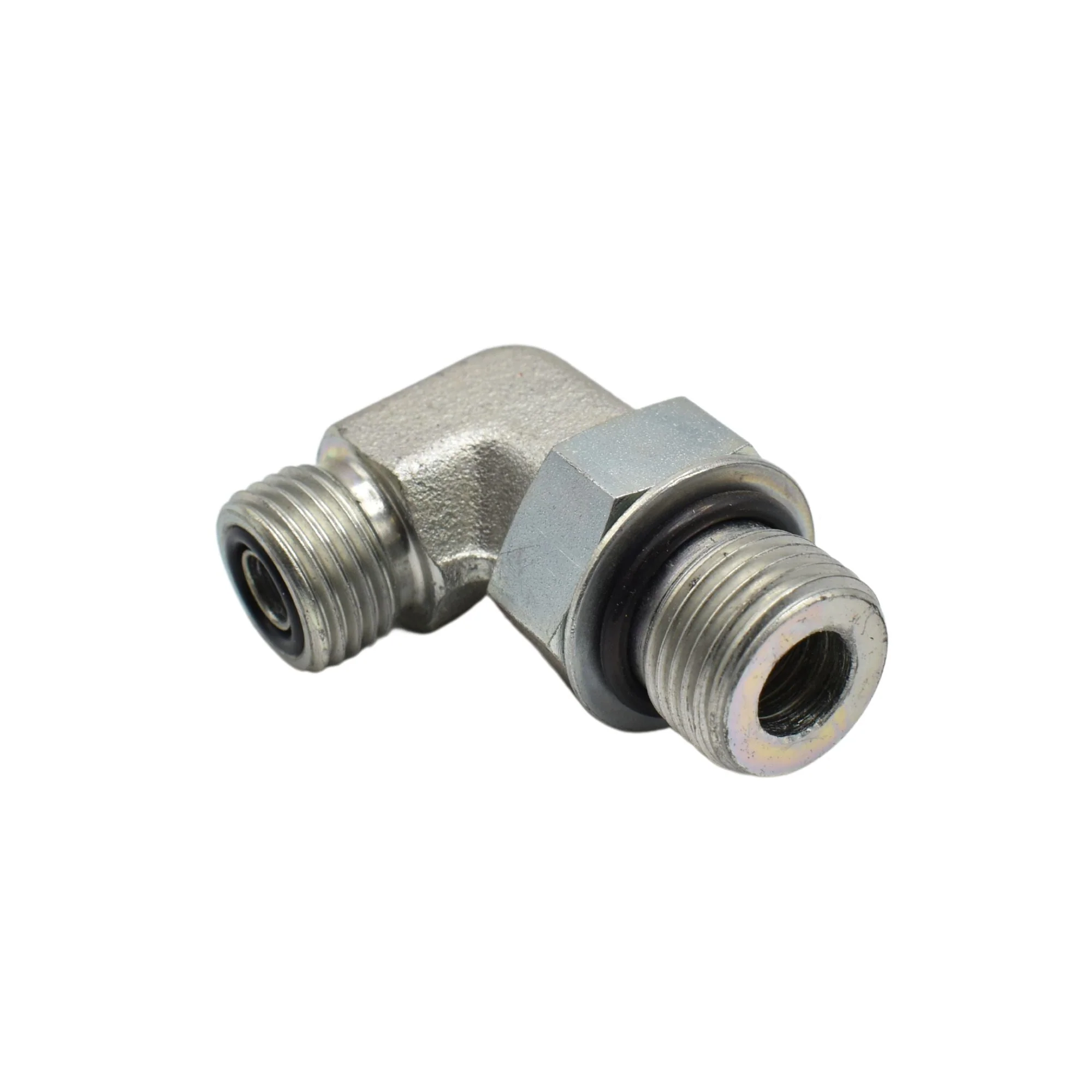 Hydraulic | 06MFS-08MAORB 90deg Elb Forg Adapter | FS6801-06-08-NWO-FG
