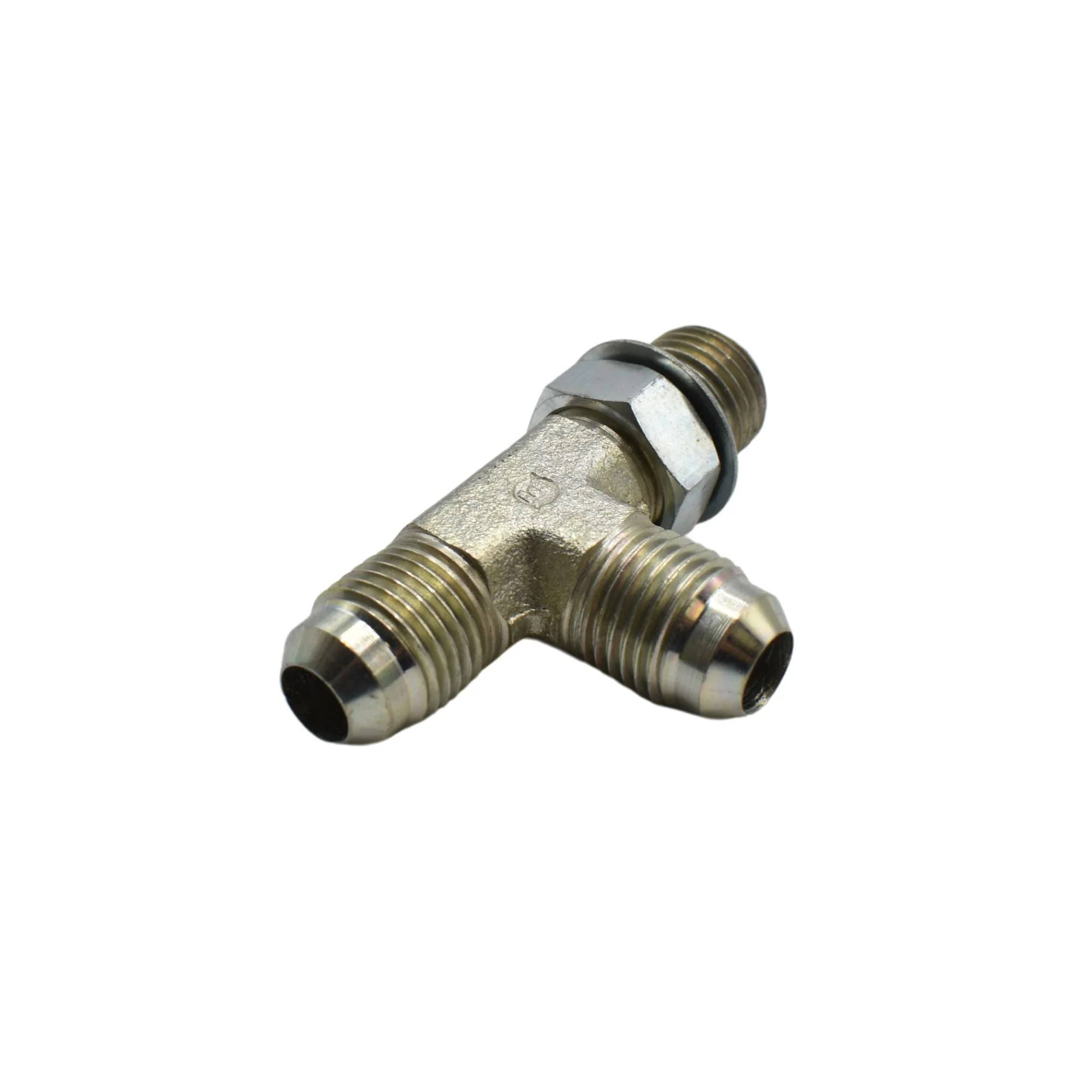 Hydraulic | 06MJ-06MAORB-06MJ Run Tee Forg Adapter | 6804-06-06-06-NWO-FG
