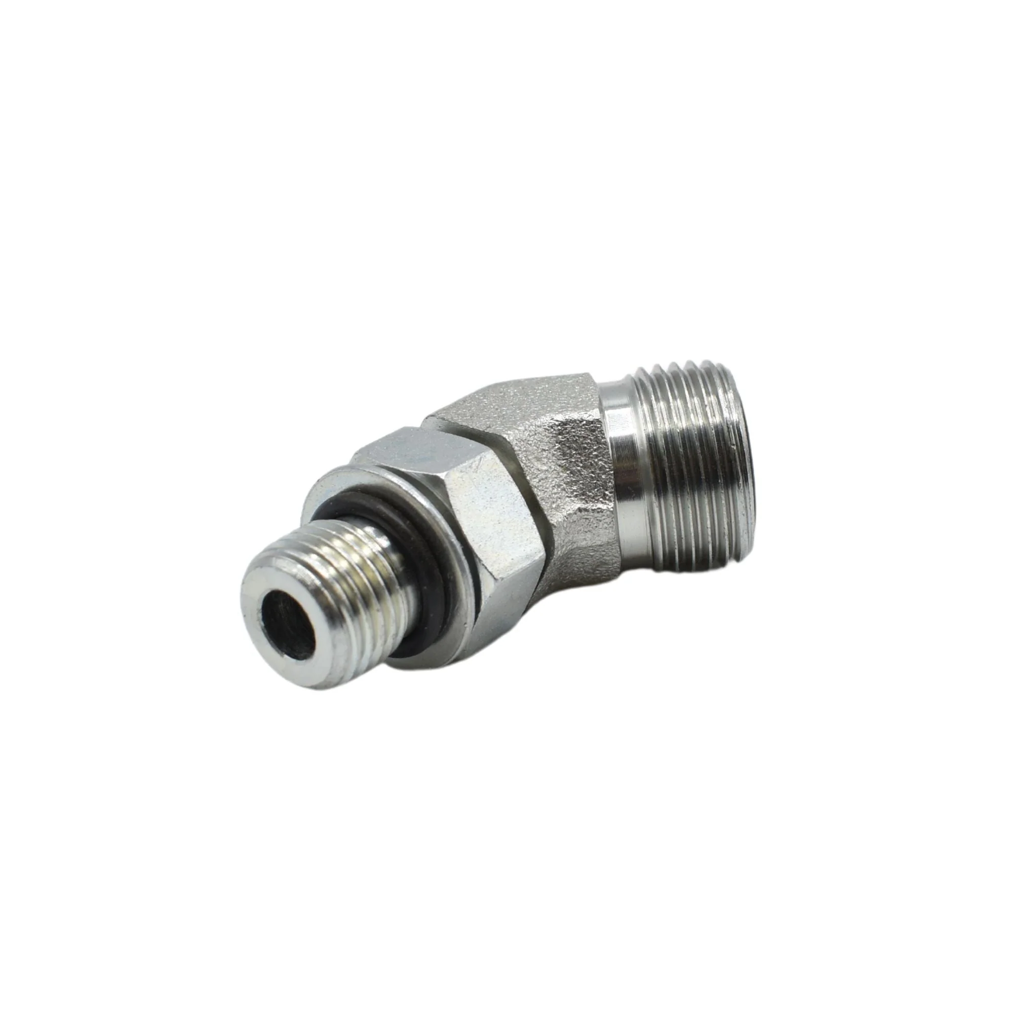 Hydraulic | 08MFS-06MAORB 45deg Elb Forg Adapter | FS6802-08-06-NWO-FG