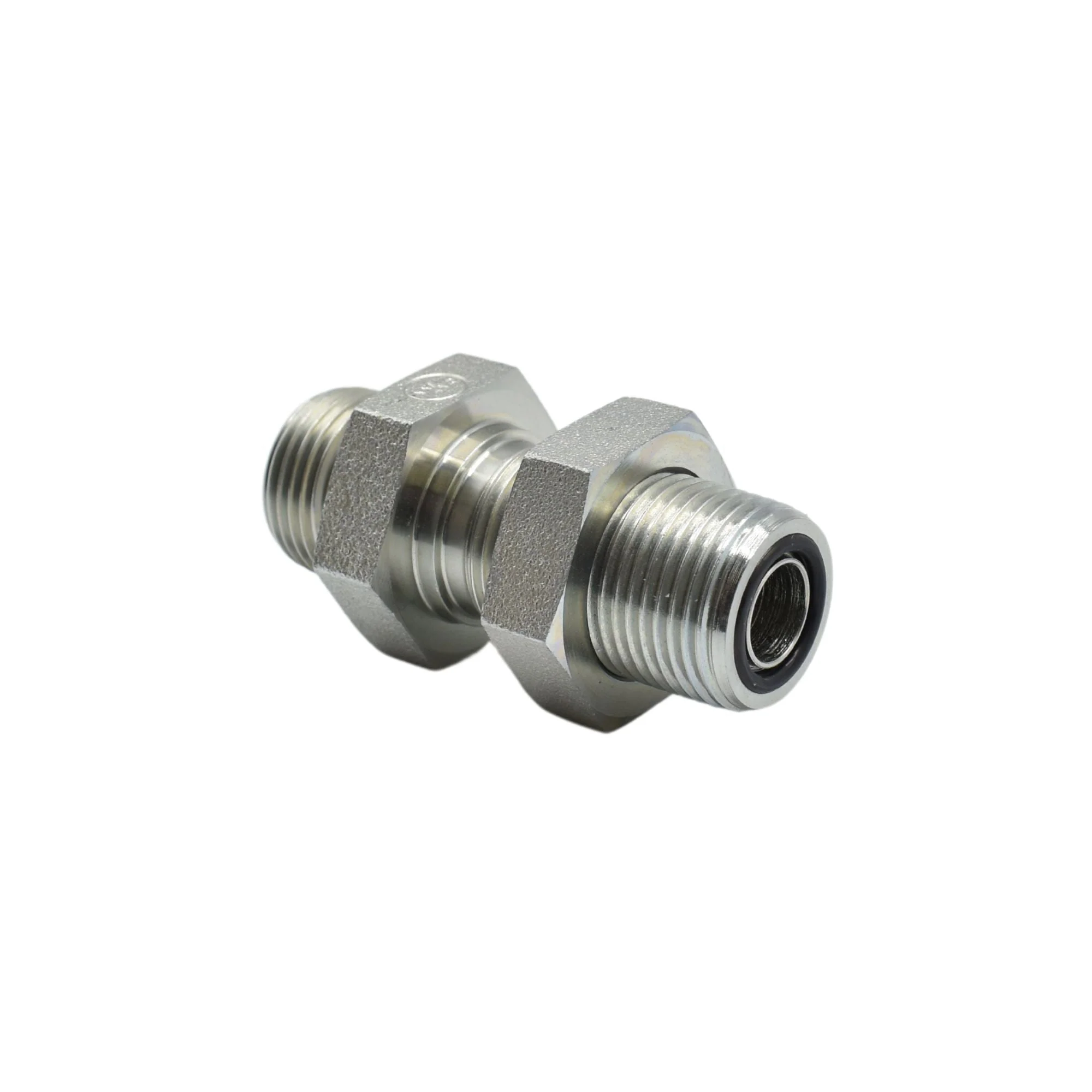 Hydraulic | 08MFS-08MFS Bulkhead Union w/ Nut Adapter | FS2700-LN-08-08
