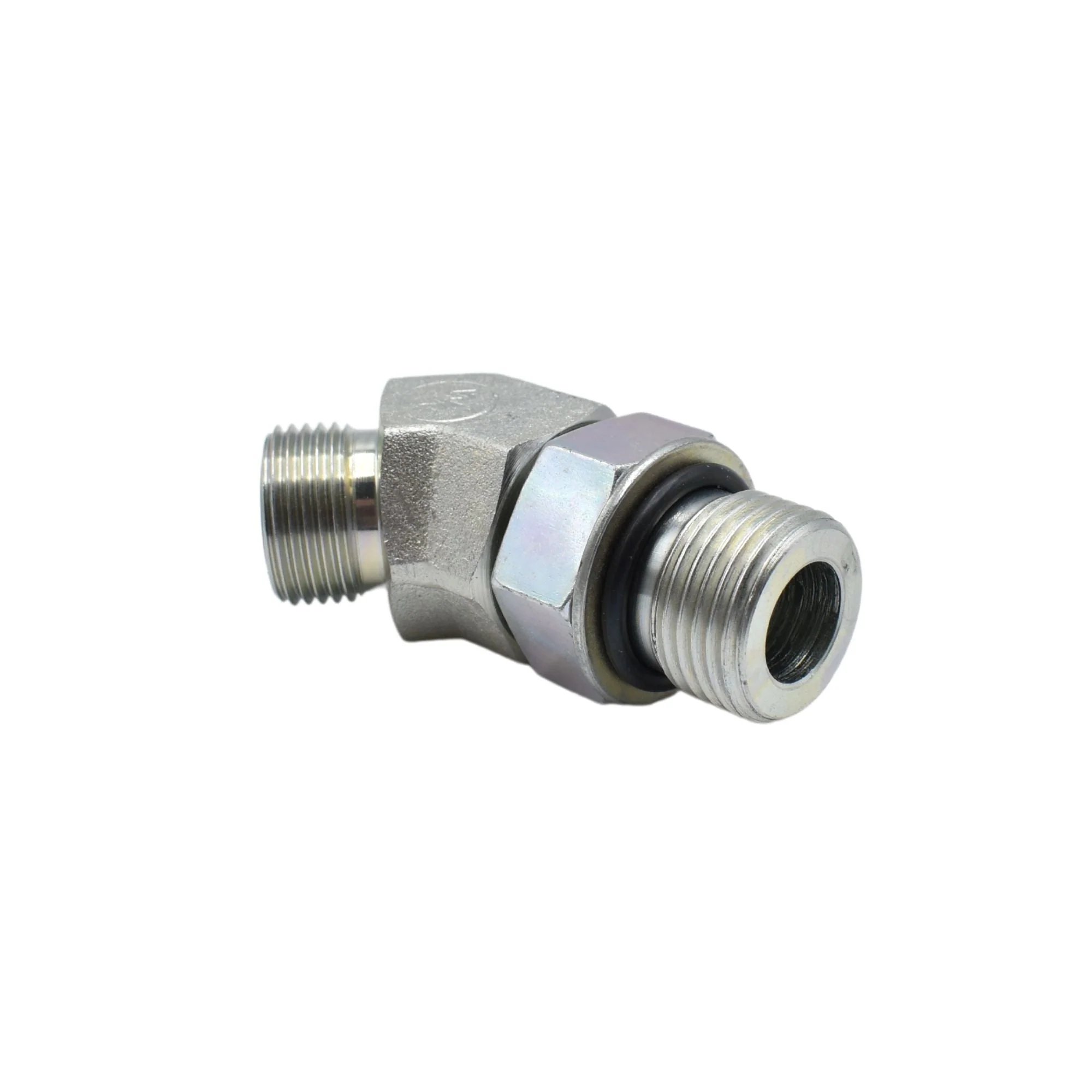 Hydraulic | 08MFS-10MAORB 45deg Elb Forg Adapter | FS6802-08-10-NWO-FG