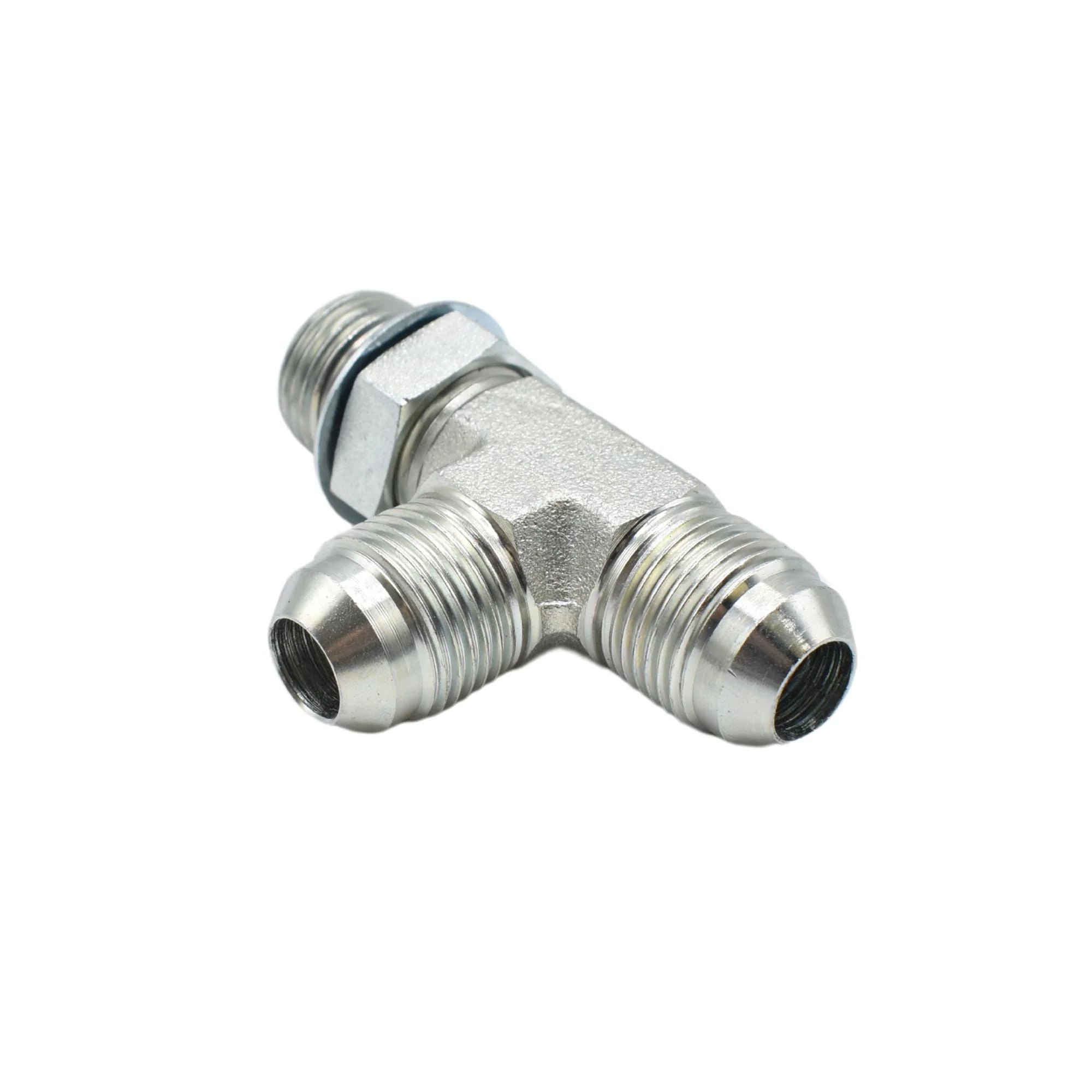 Hydraulic | 08MJ-08MAORB-08MJ Run Tee Forg Adapter | 6804-08-08-08-NWO-FG