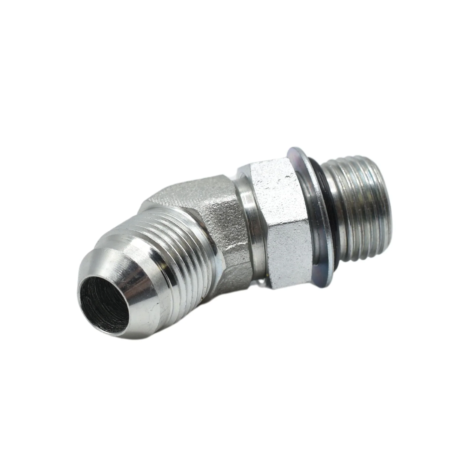 Hydraulic | 08MJ-08MAORB 45deg Elb Forg Adapter | 6802-08-08-NWO-FG - Image 2