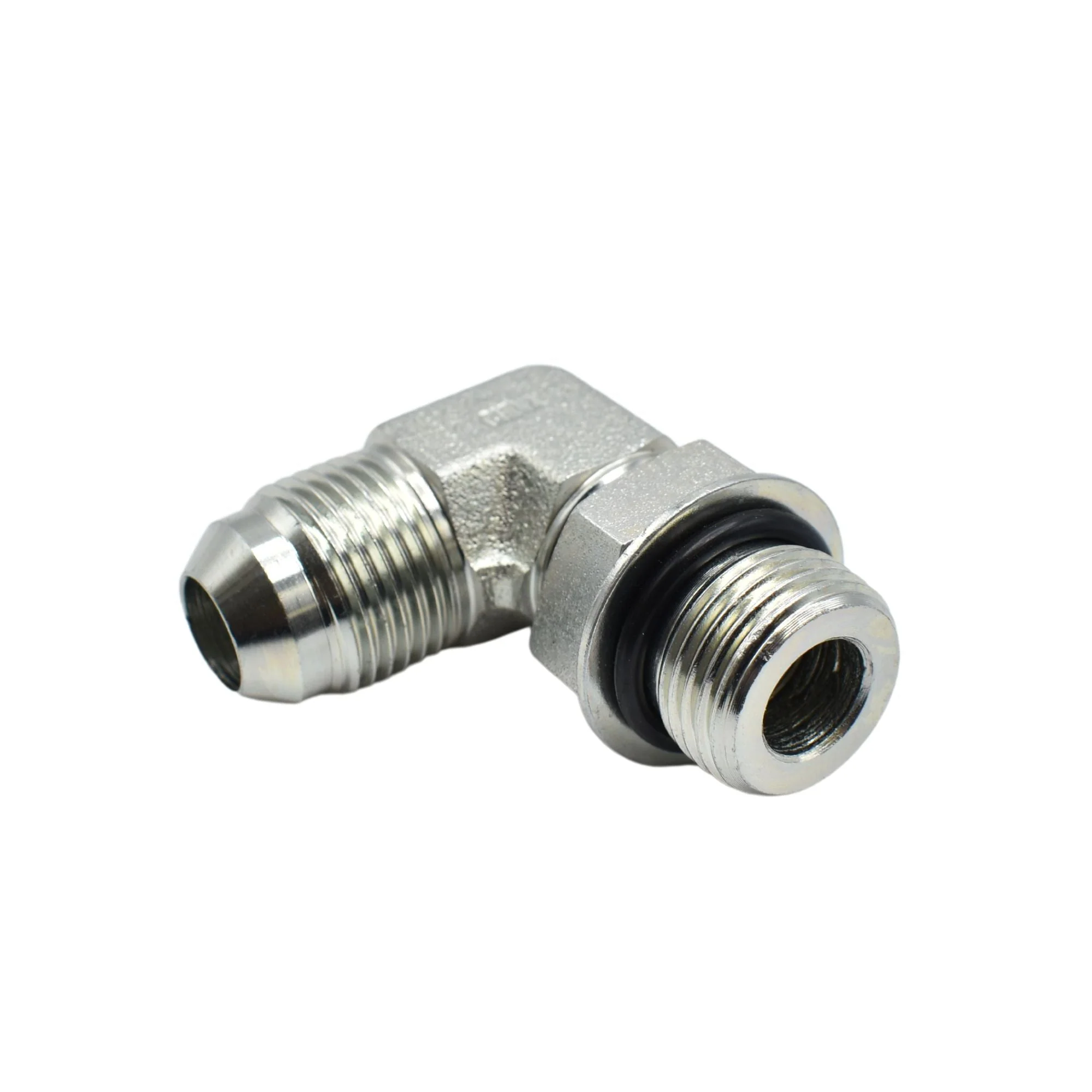 Hydraulic | 08MJ-08MAORB 90deg Elb Forg Adapter | 6801-08-08-NWO-FG