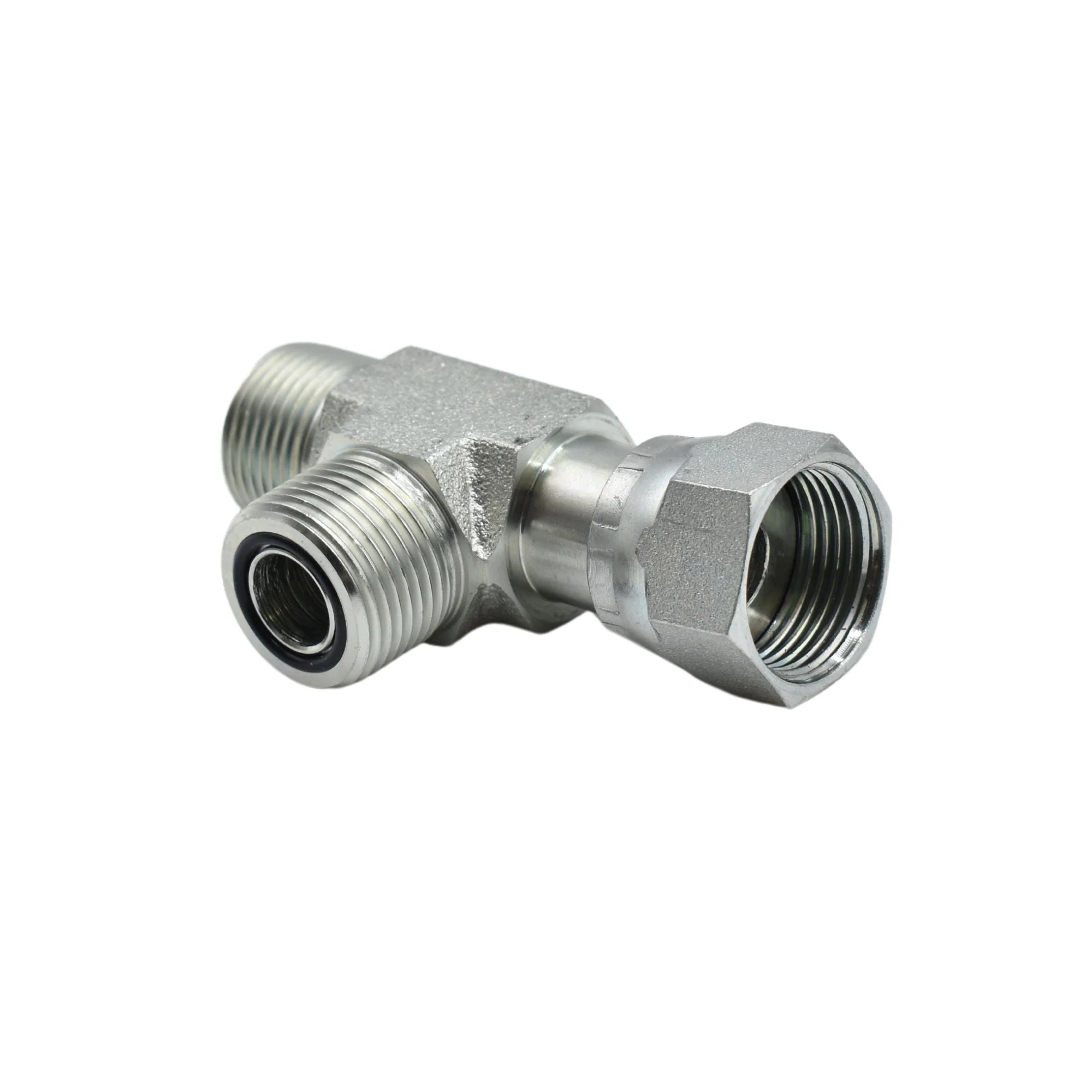 Hydraulic | 10MFS-10FFSS-10MFS Run Tee Forg Adapter | FS6602-10-10-10-FG - Image 2