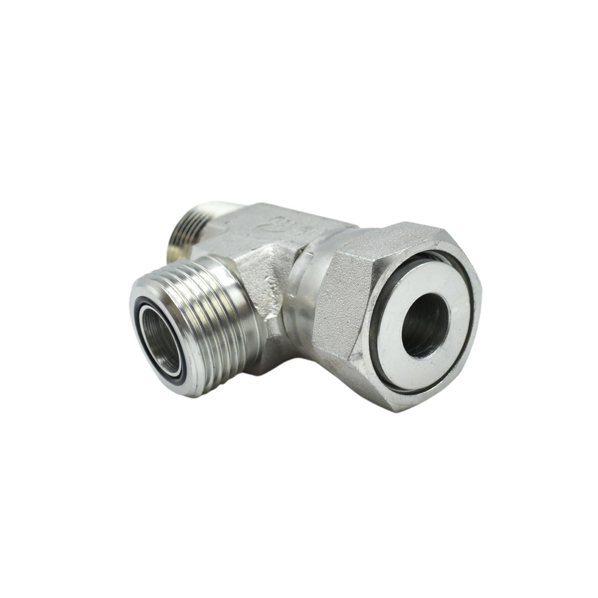 Hydraulic | 12MFS-12FFSS-12MFS Run Tee Forg Adapter | FS6602-12-12-12-FG - Image 2