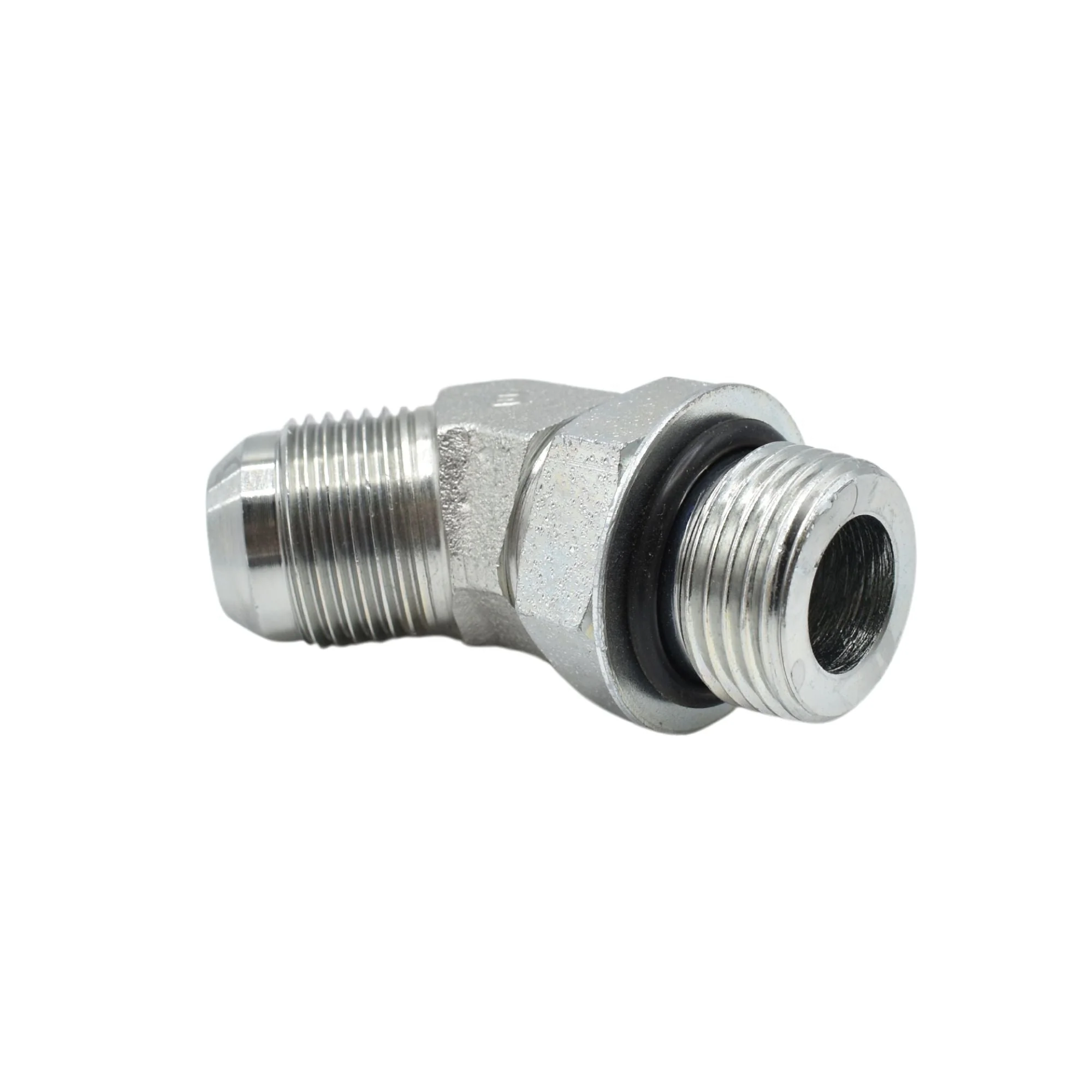Hydraulic | 12MJ-12MAORB 45deg Elb Forg Adapter | 6802-12-12-NWO-FG