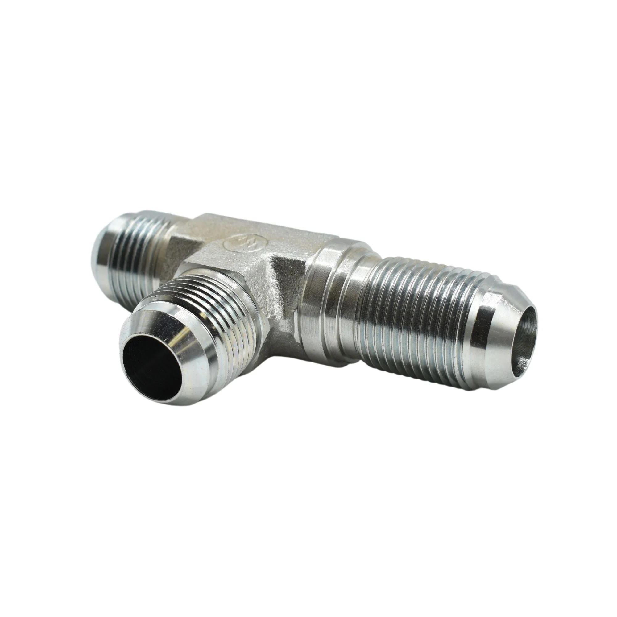 Hydraulic | 12MJ-12MJ-12MJ Blkhd Run Tee Adapter | 2704-12-12-12-FG - Image 2