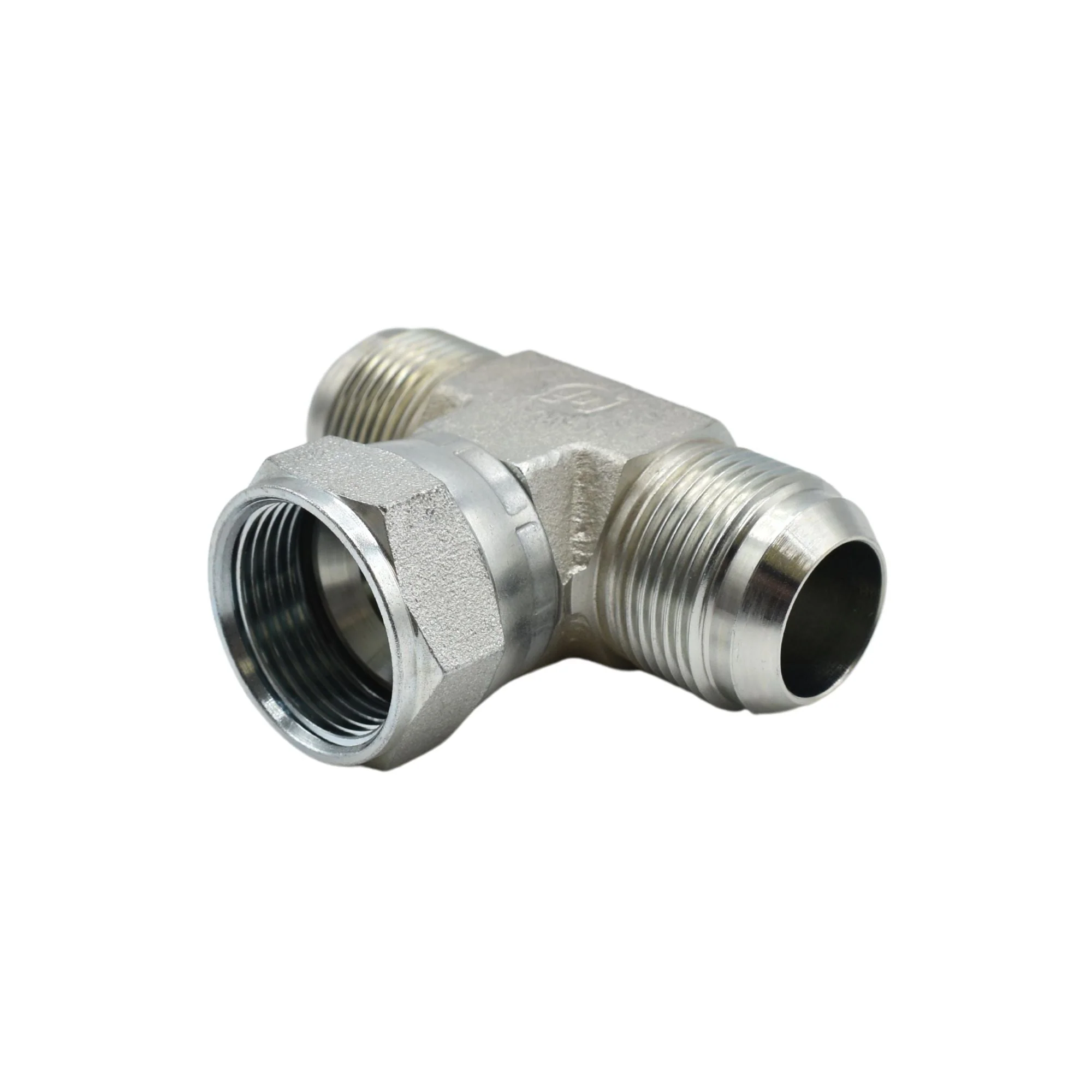 Hydraulic | 16MJ-16MJ-16FJS Tee Forg Adapter | 6600-16-16-16-FG - Image 2