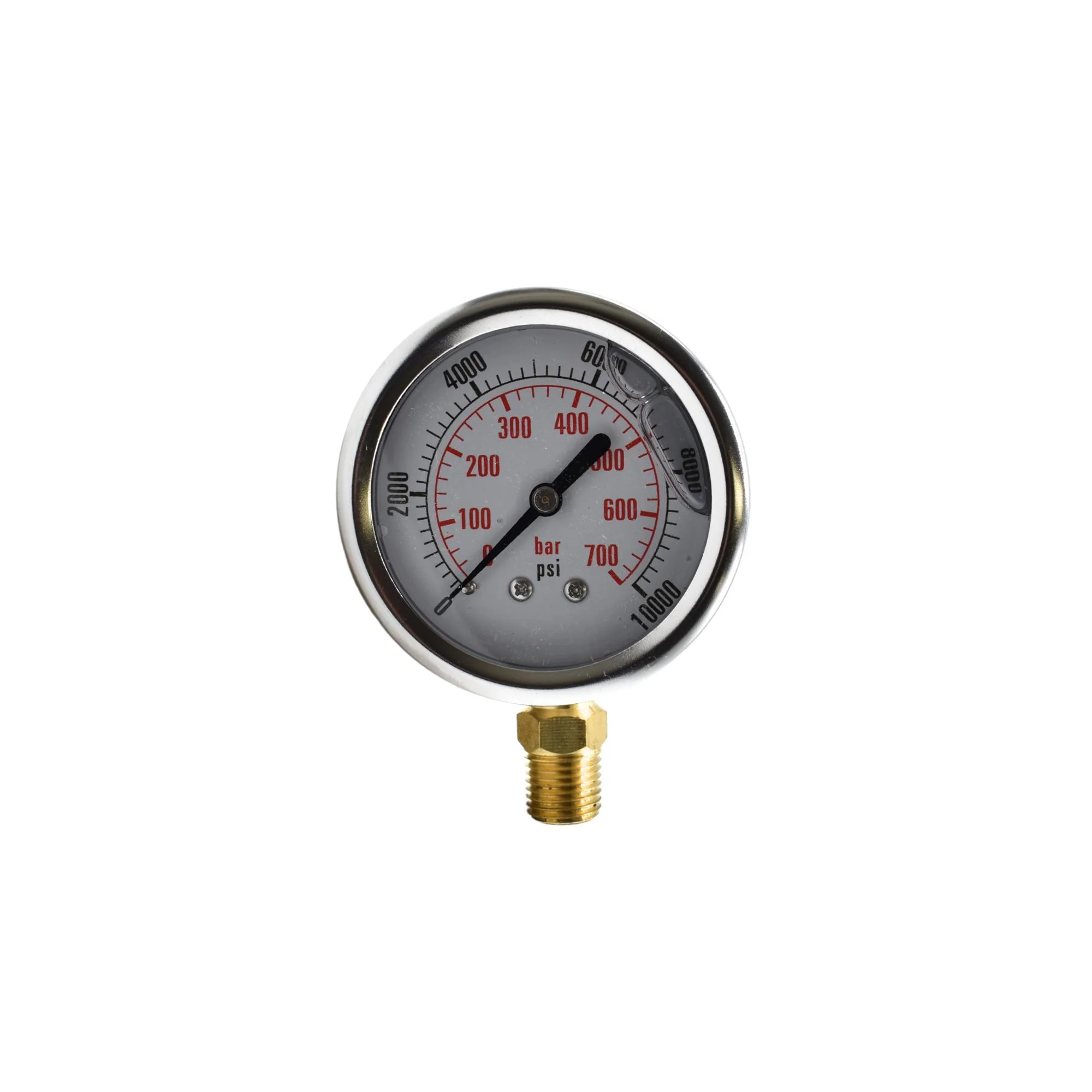 Hydraulic | CF Gauge, 2 1/2" 0-10000 NPT-Bottom Stem | CF1P-700A