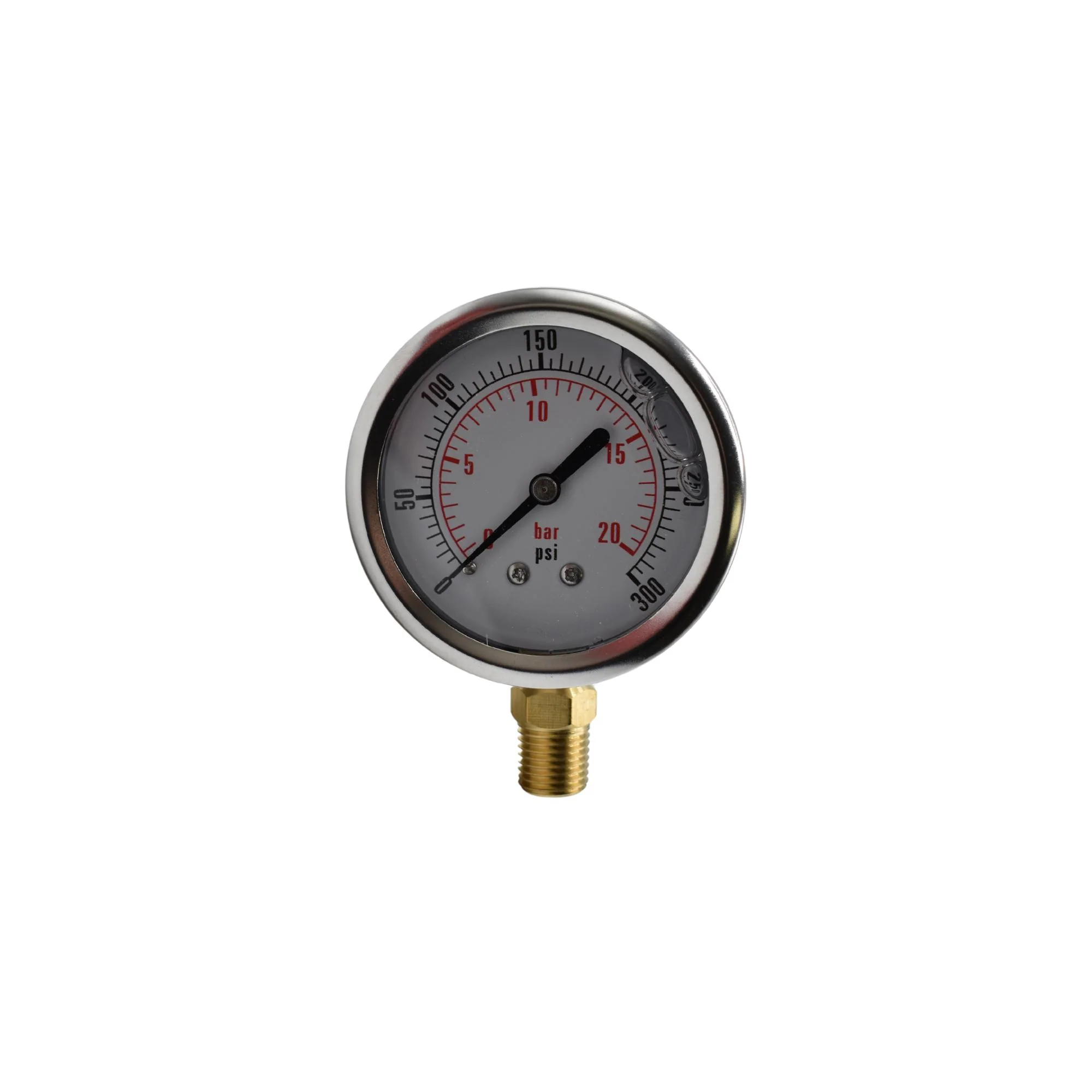 Hydraulic | CF Gauge, 2 1/2" 0-300 NPT-Bottom Stem | CF1P-020A