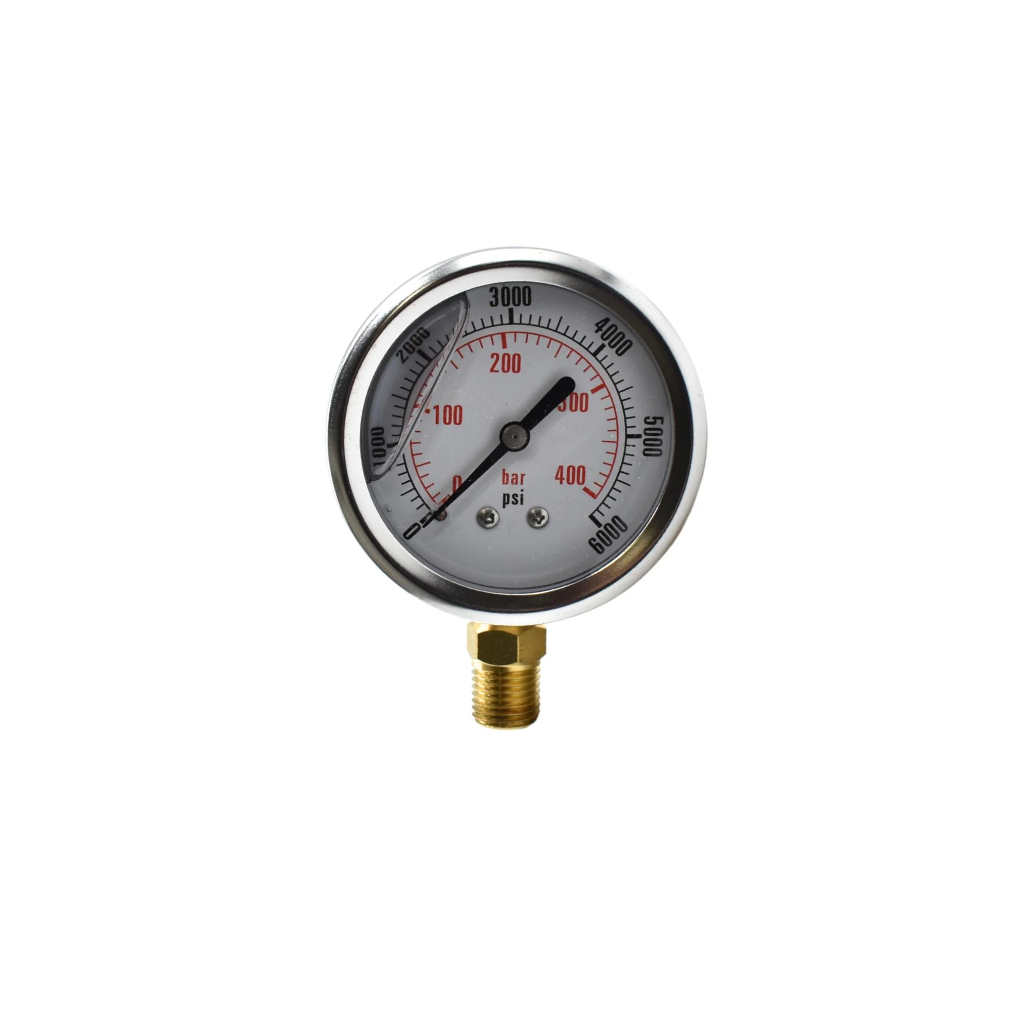 Hydraulic | CF Gauge, 2 1/2" 0-6000 NPT-Bottom Stem | CF1P-420A