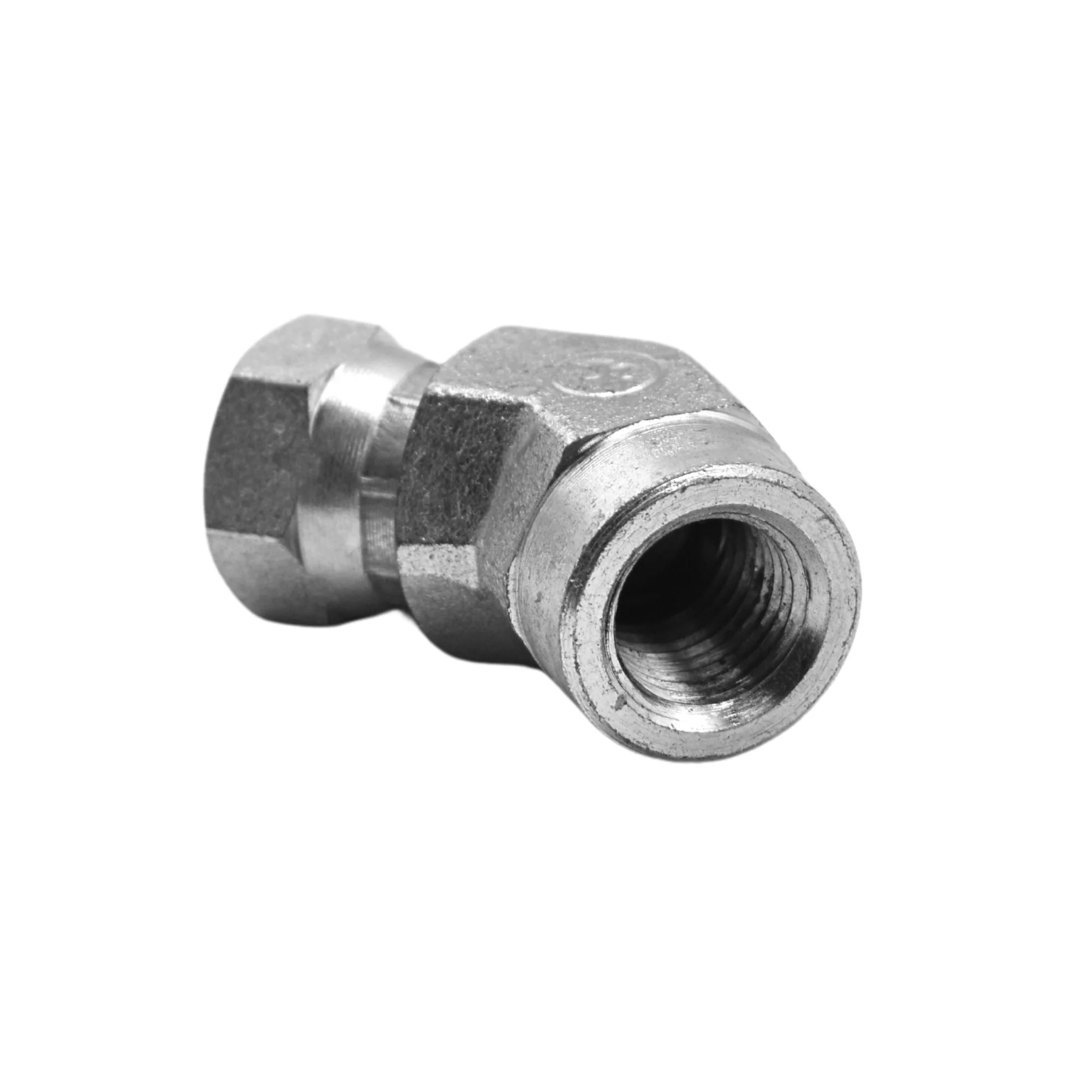 Hydraulics | 04FP-04FPS 45deg Elb Forg Adapter | 1504-04-04-FG
