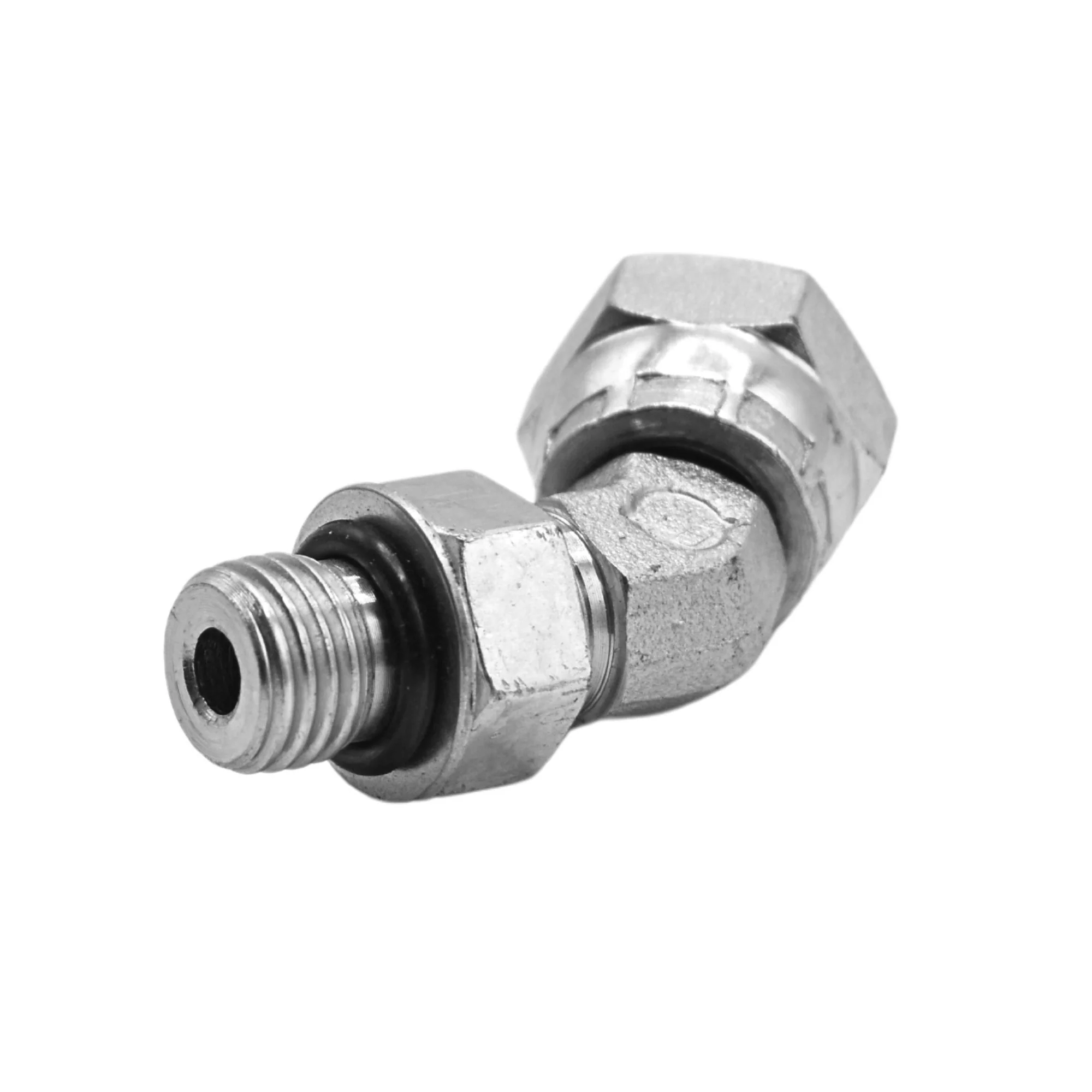 Hydraulics | 04MAORB-04FPS 45deg Elb Forg Adapter | 6902-04-04-NWO-FG - Image 2
