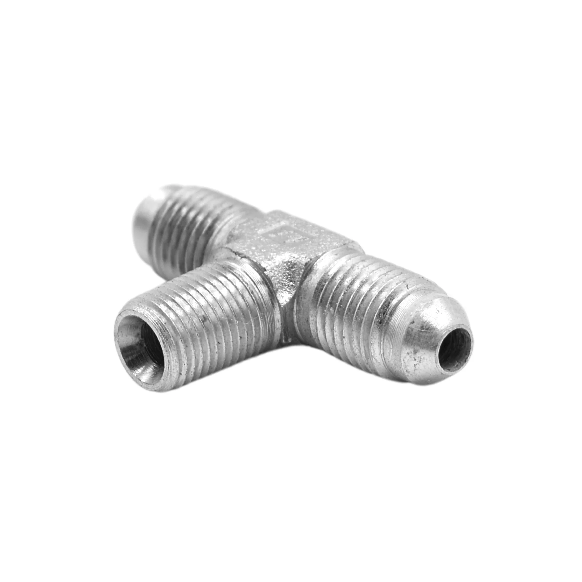 Hydraulics | 04MJ-04MJ-02MP Tee Forg Adapter | 2601-04-04-02-FG - Image 2