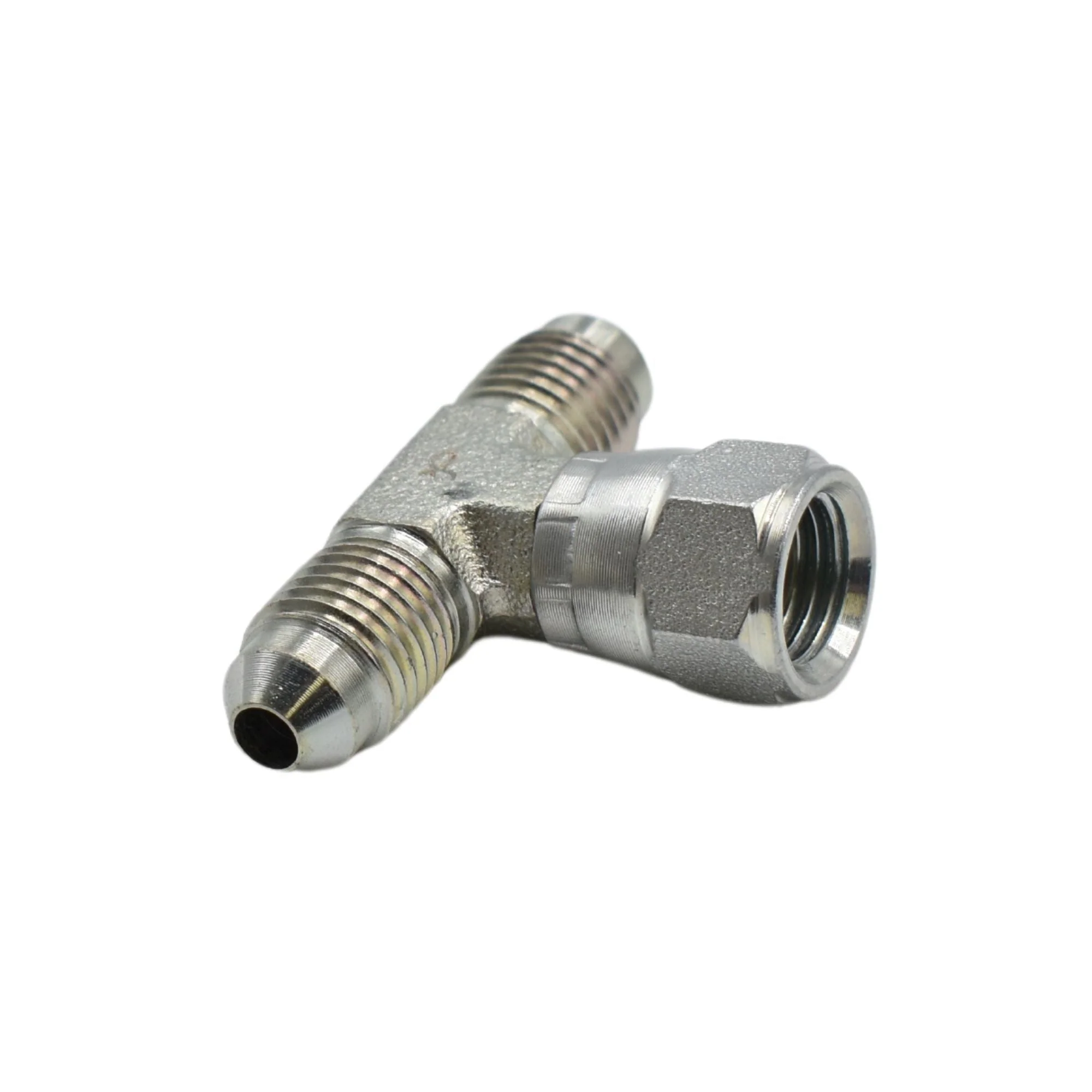 Hydraulics | 04MJ-04MJ-04FJS Tee Forg Adapter | 6600-04-04-04-FG - Image 2