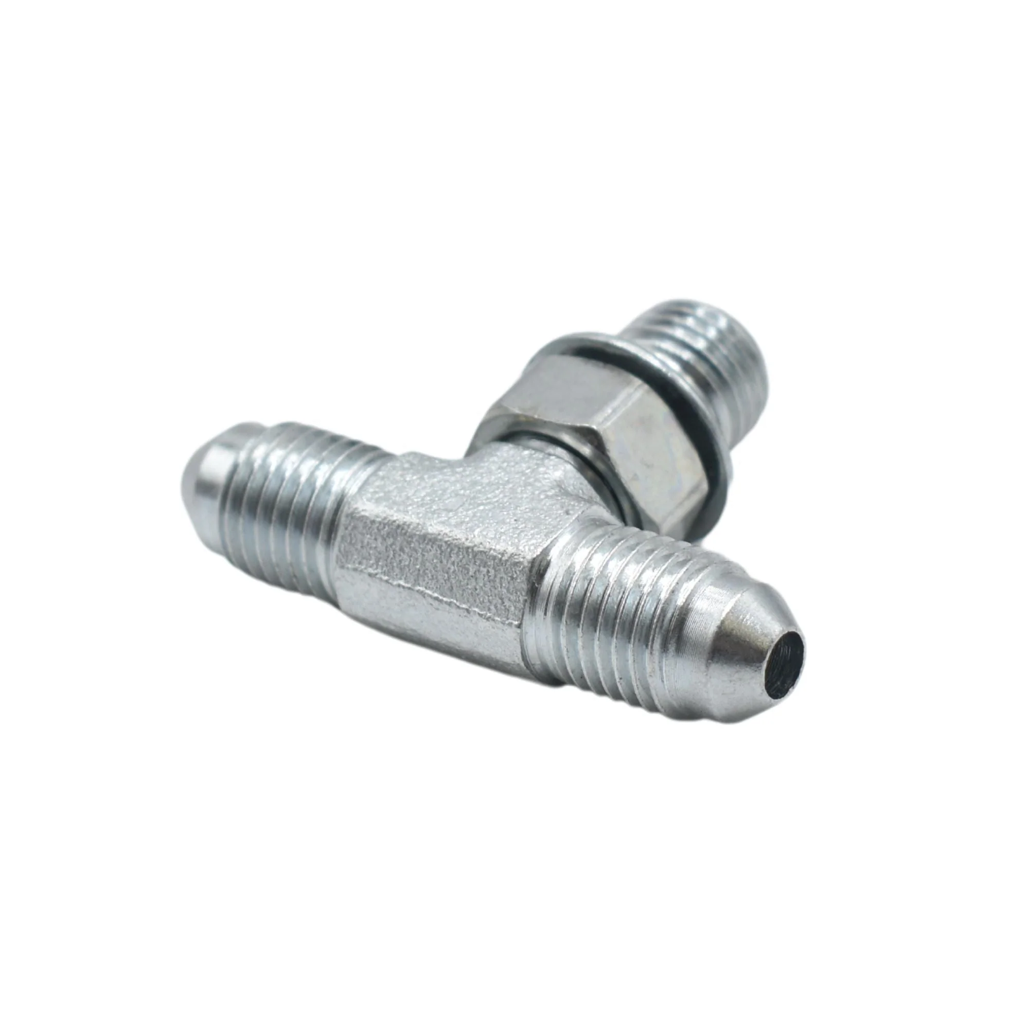 Hydraulics | 04MJ-04MJ-04MAORB Branch Tee Adapter | 6803-04-04-04-NWO-FG - Image 2