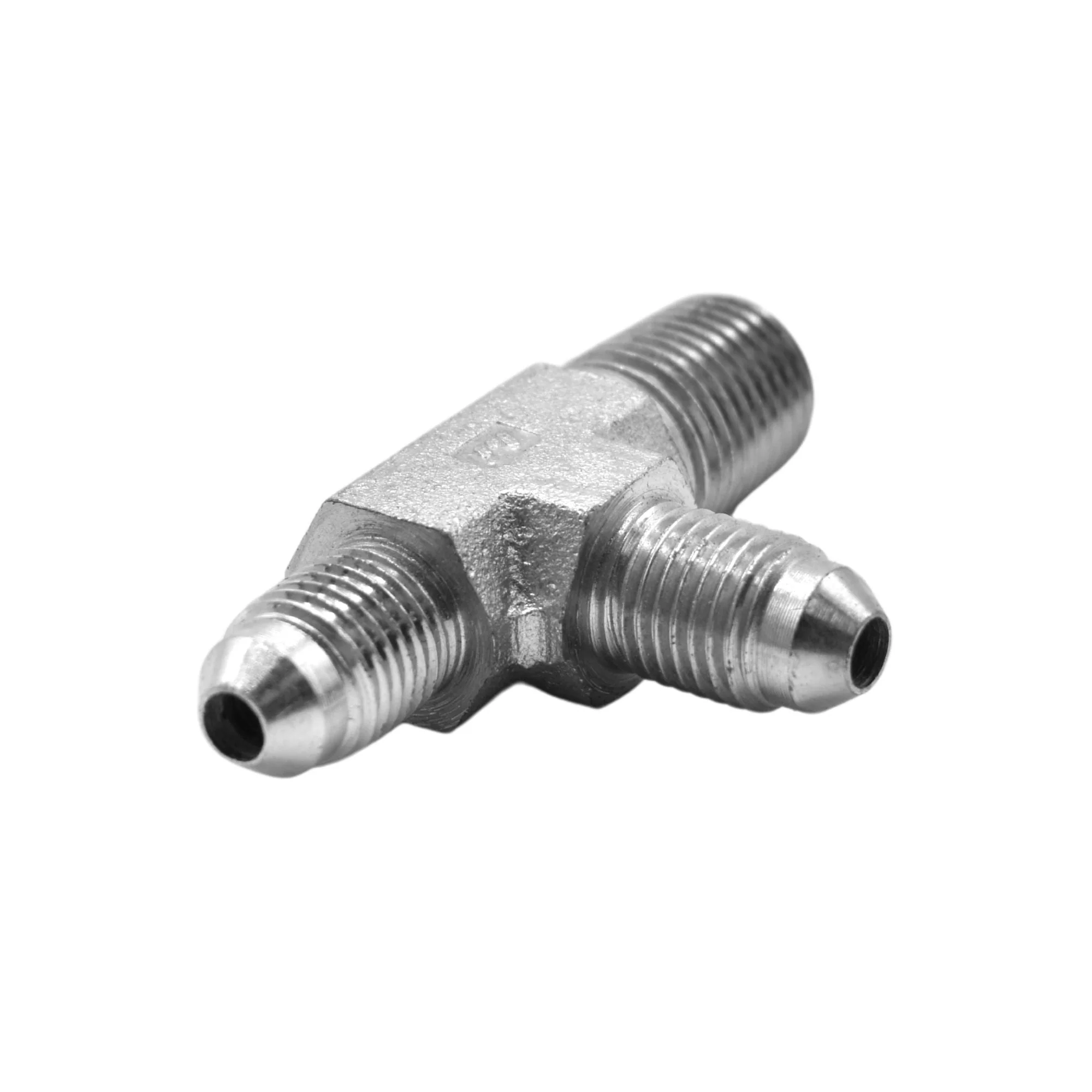 Hydraulics | 04MJ-04MP-04MJ Tee Forg Adapter | 2605-04-04-04-FG - Image 2