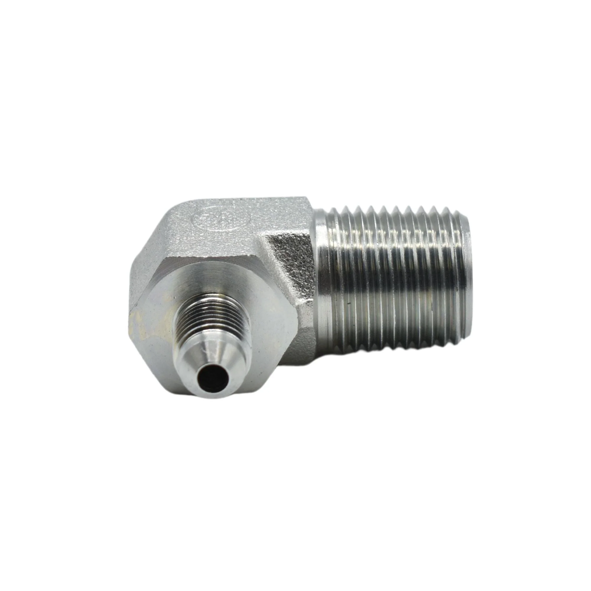 Hydraulics | 04MJ-08MP 90deg Elb Forg Adapter | 2501-04-08-FG - Image 2