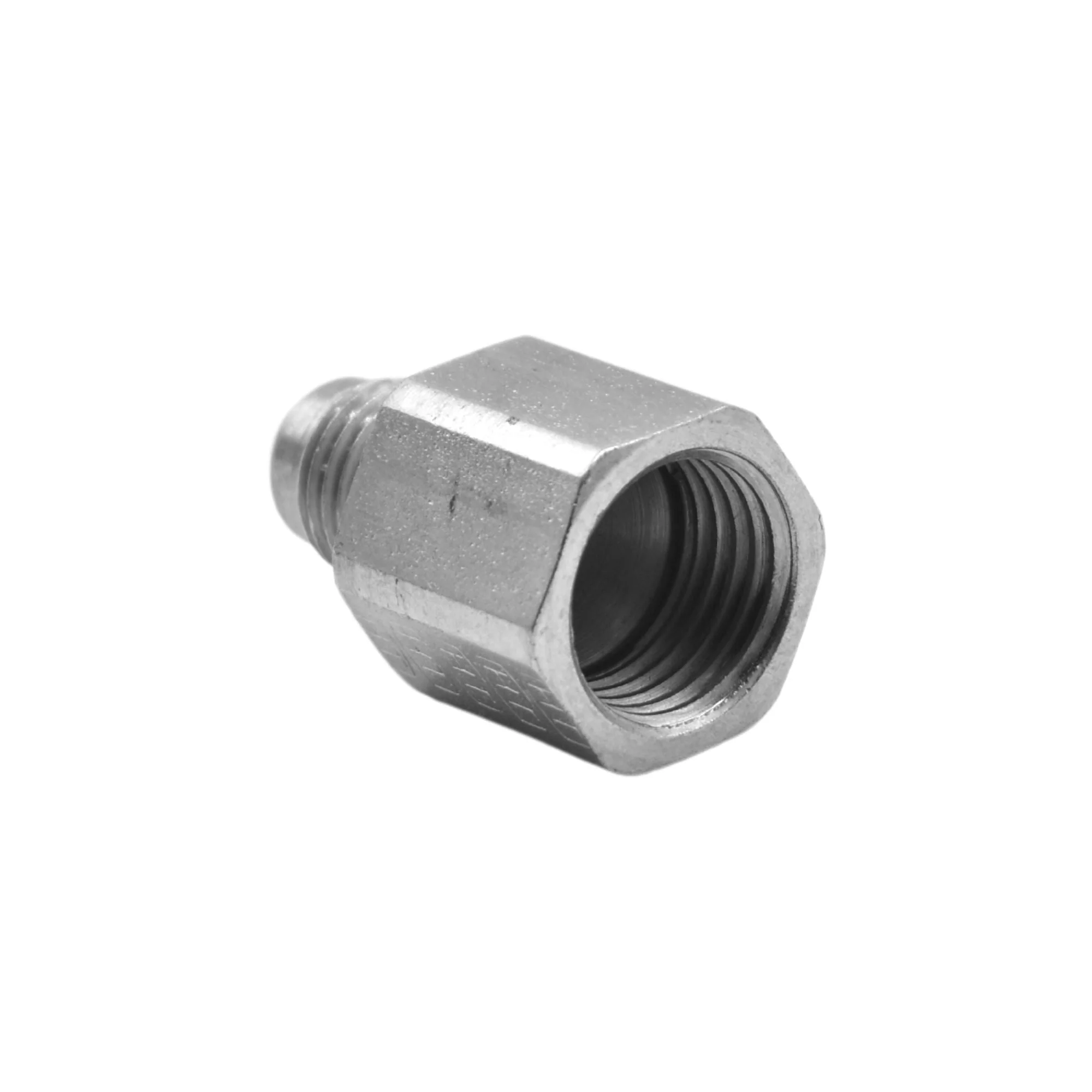 Hydraulics | 06FJ-04MJ Straight Red Adapter | 2406-06-04 - Image 2