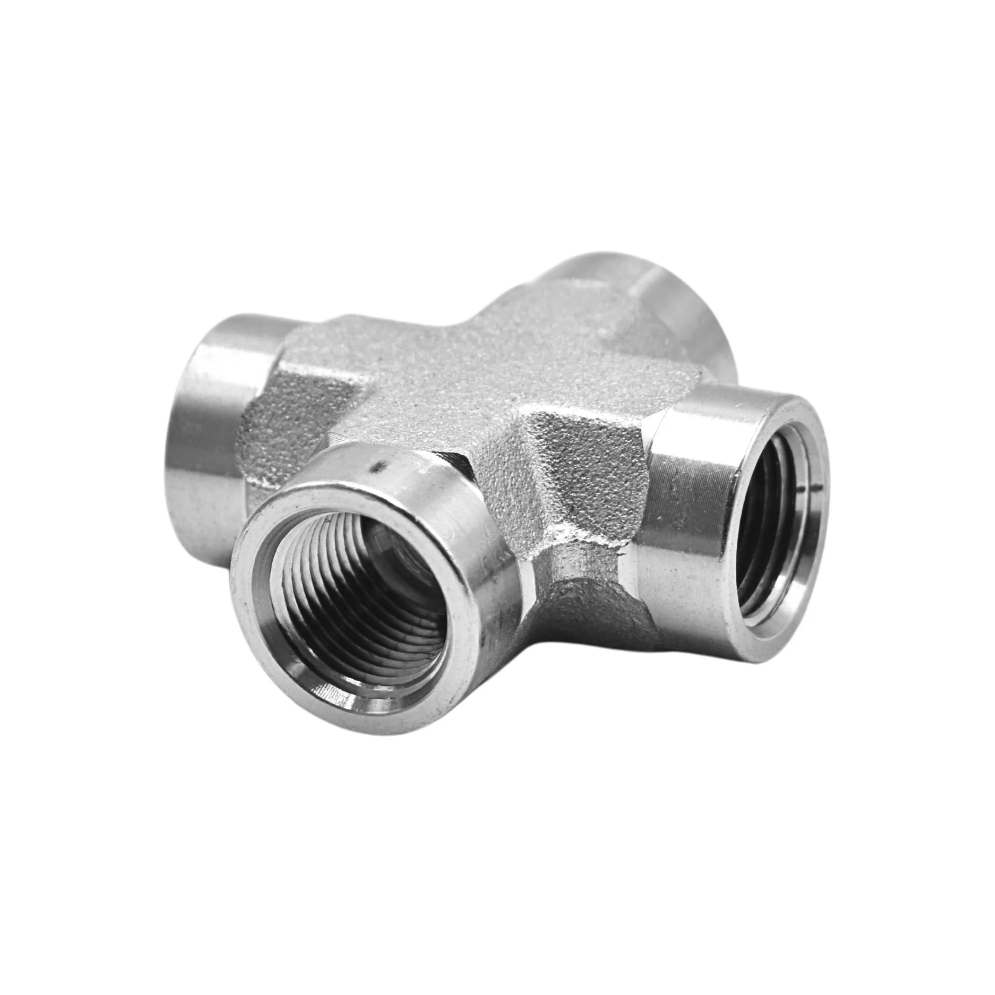 Hydraulics | 06FP-06FP-06FP-06FP Cross Forg Adapter | 5652-06-06-06-06-FG - Image 2