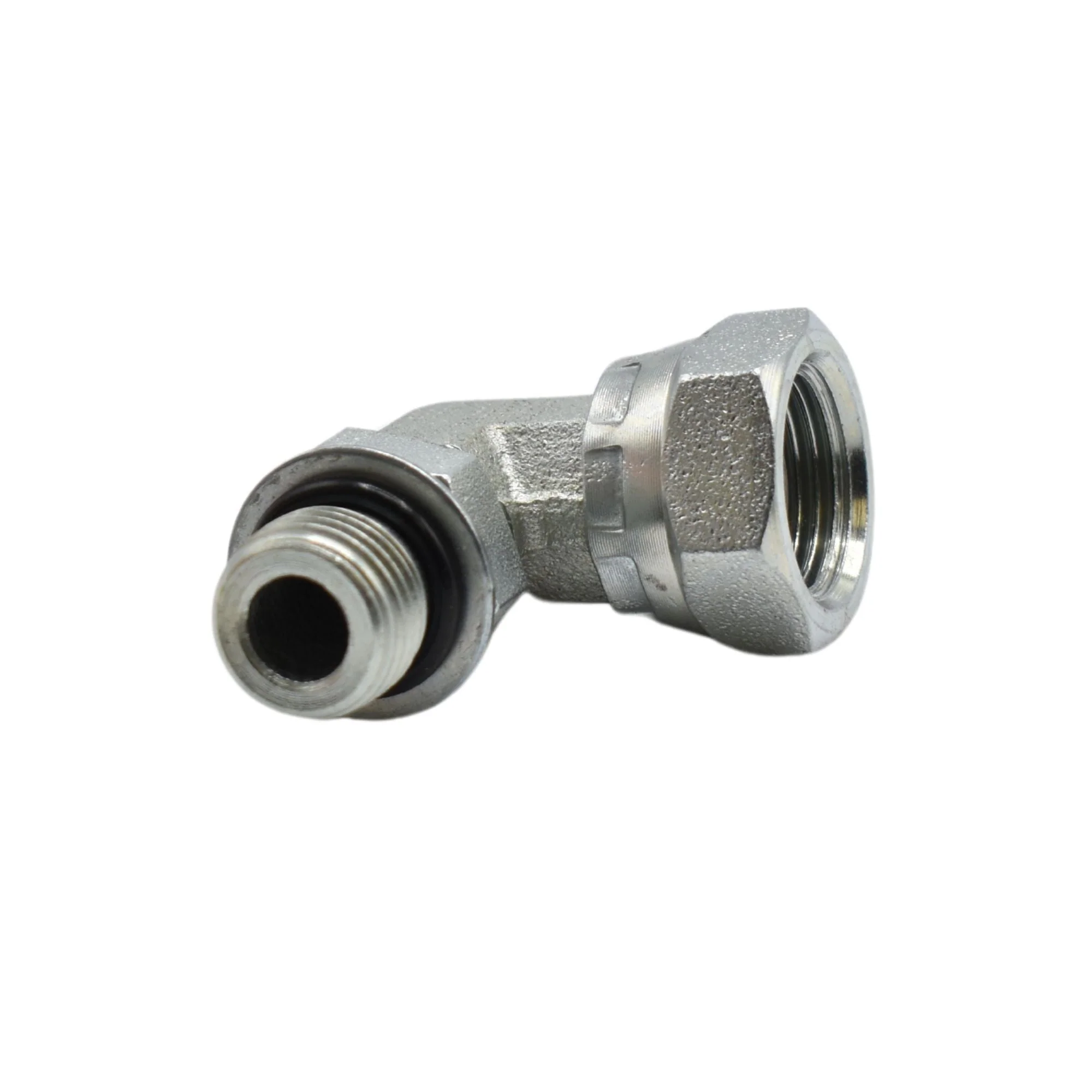 Hydraulics | 06MAORB-06FPS 90deg Elb Forg Adapter | 6901-06-06-NWO-FG