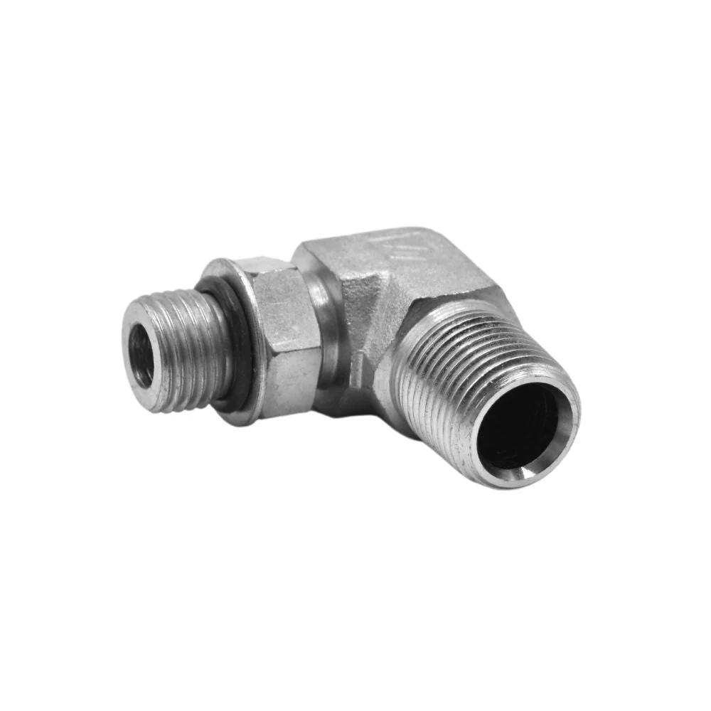 Hydraulics | 06MAORB-06MP 90deg Elb Forg Adapter | 6806-06-06-NWO-FG