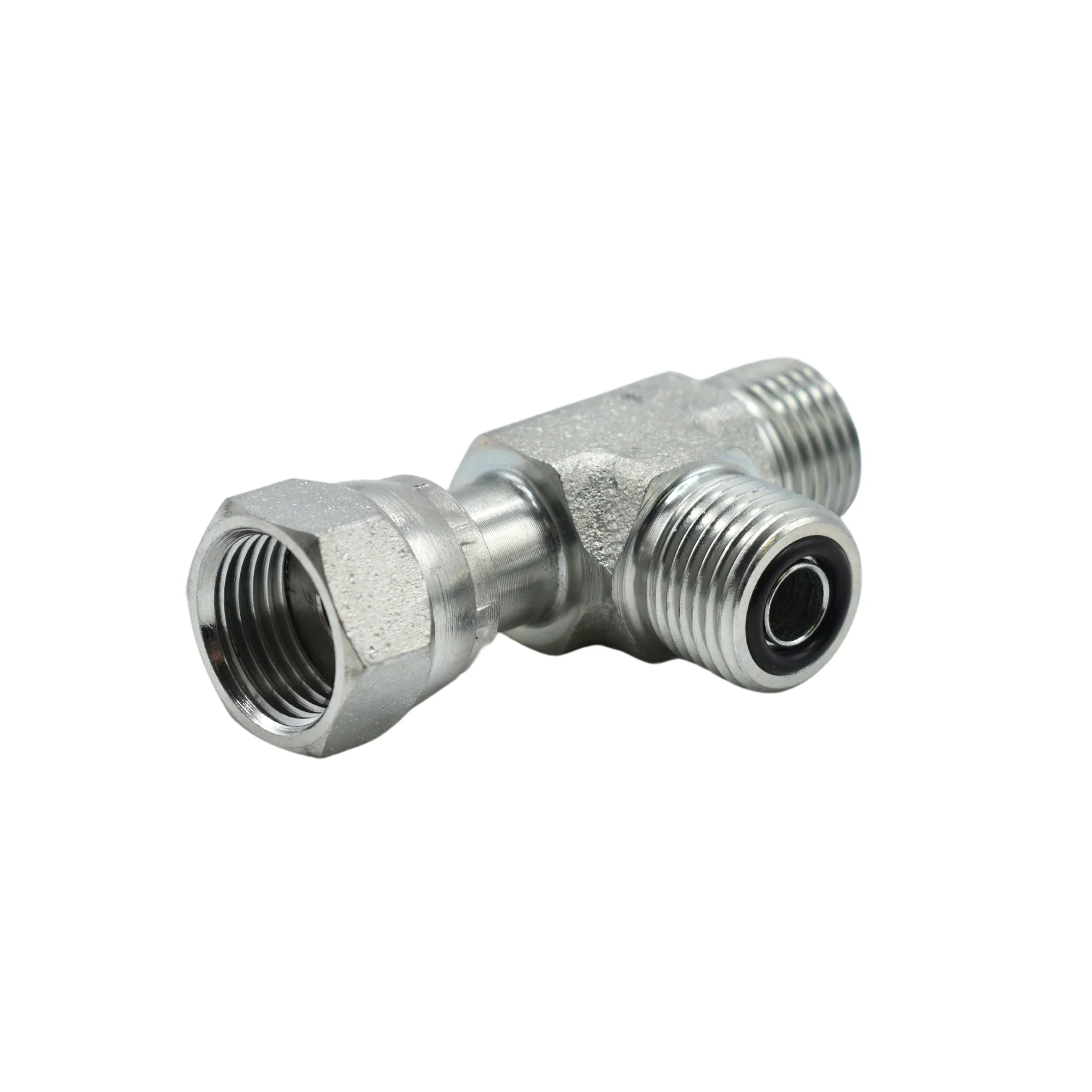 Hydraulics | 06MFS-06FFSS-06MFS Run Tee Forg Adapter | FS6602-06-06-06-FG - Image 2