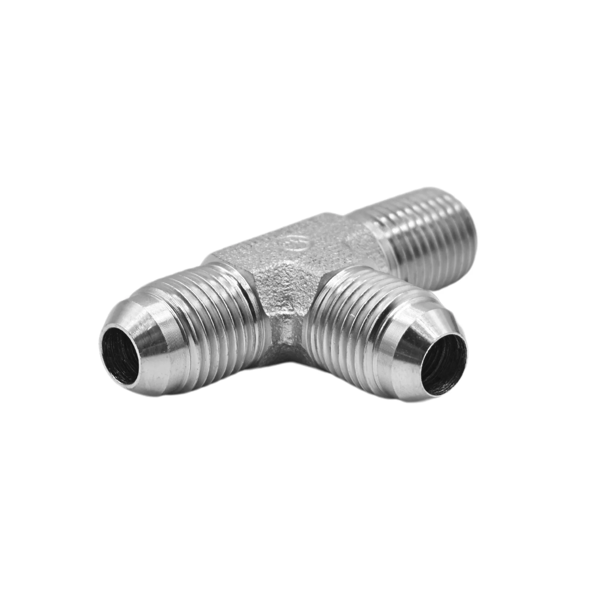 Hydraulics | 06MJ-04MP-06MJ Tee Forg Adapter | 2605-06-04-06-FG