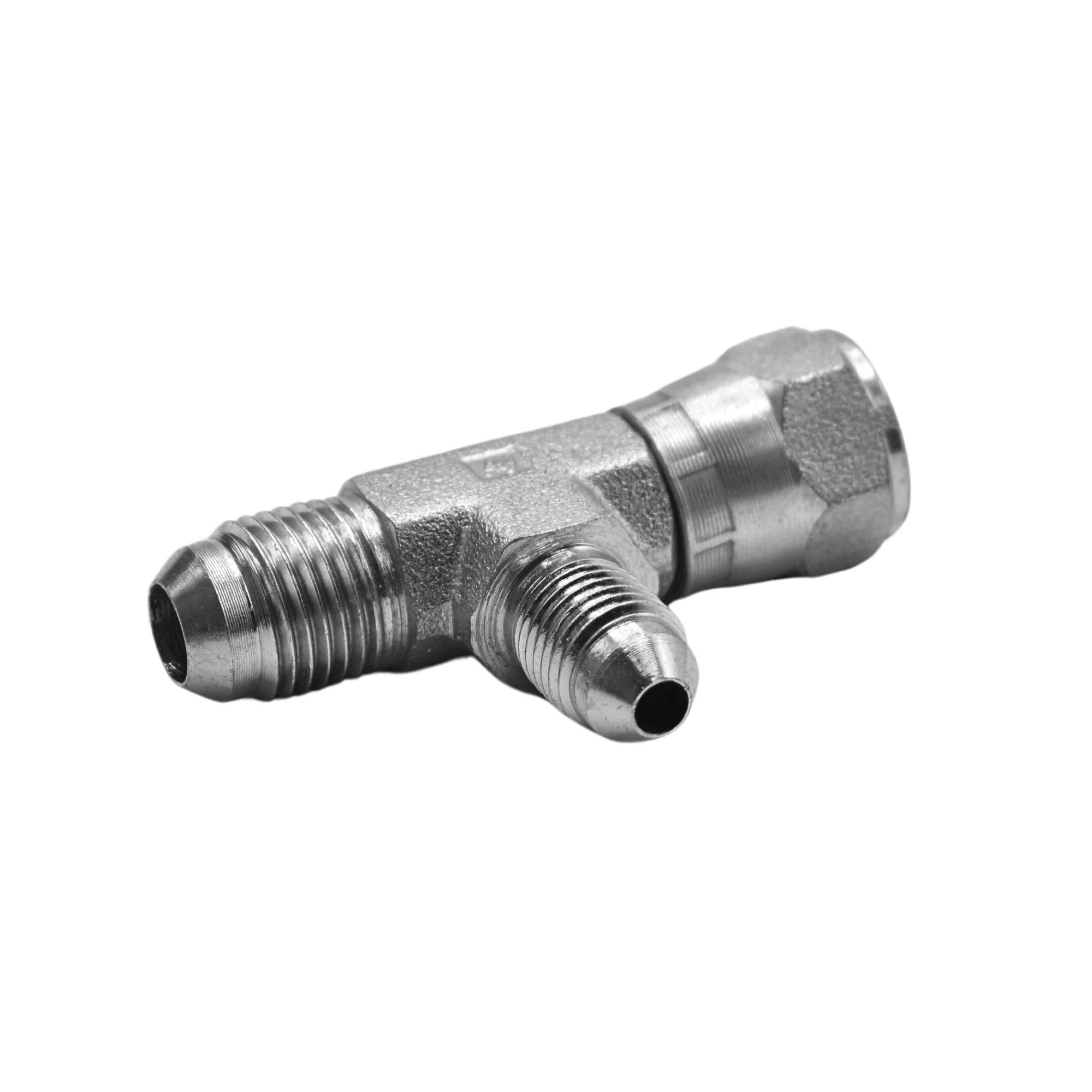 Hydraulics | 06MJ-06FJS-04MJ Tee Forg Adapter | 6602-06-06-04-FG - Image 2