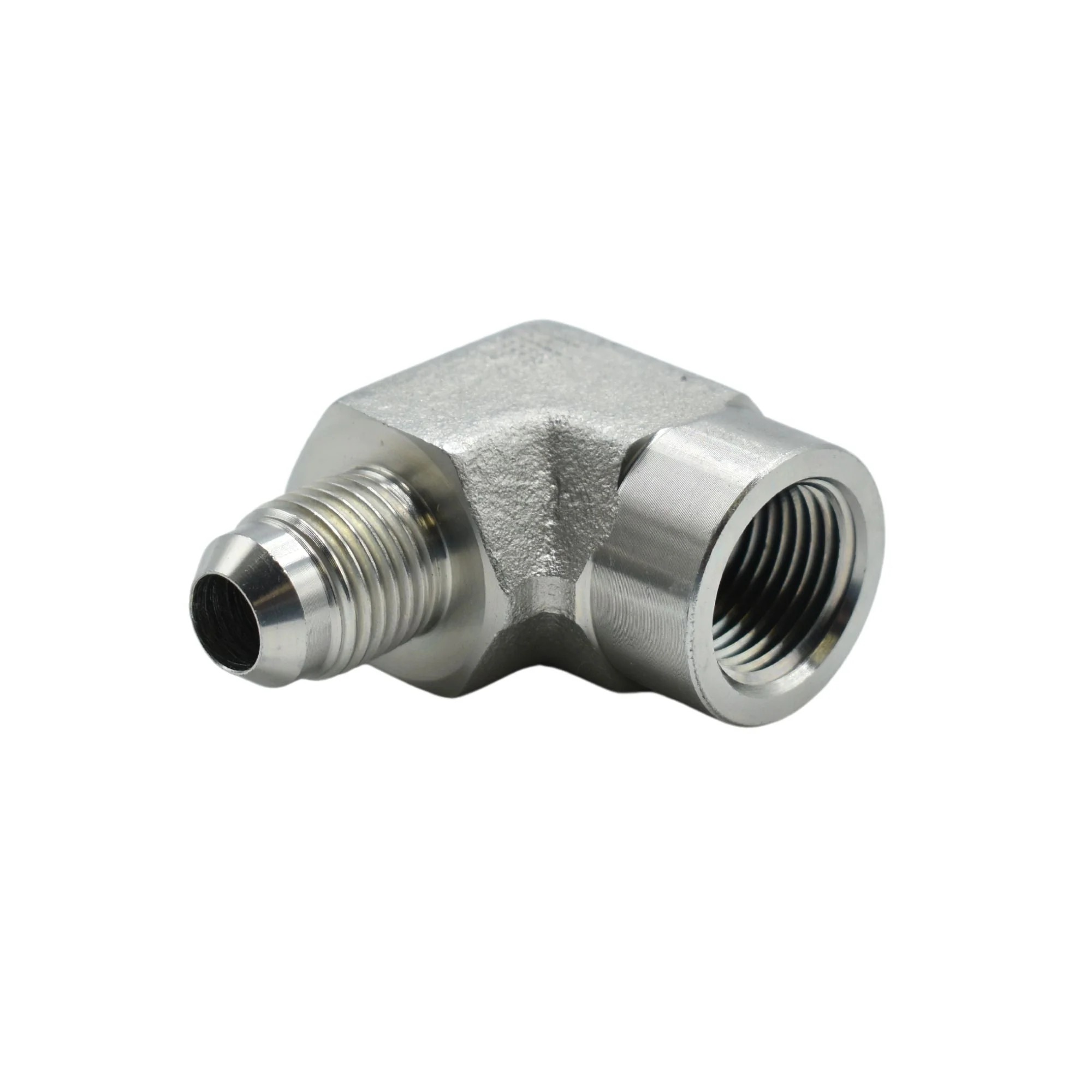 Hydraulics | 06MJ-06FP 90deg Elb Forg Adapter | 2502-06-06-FG