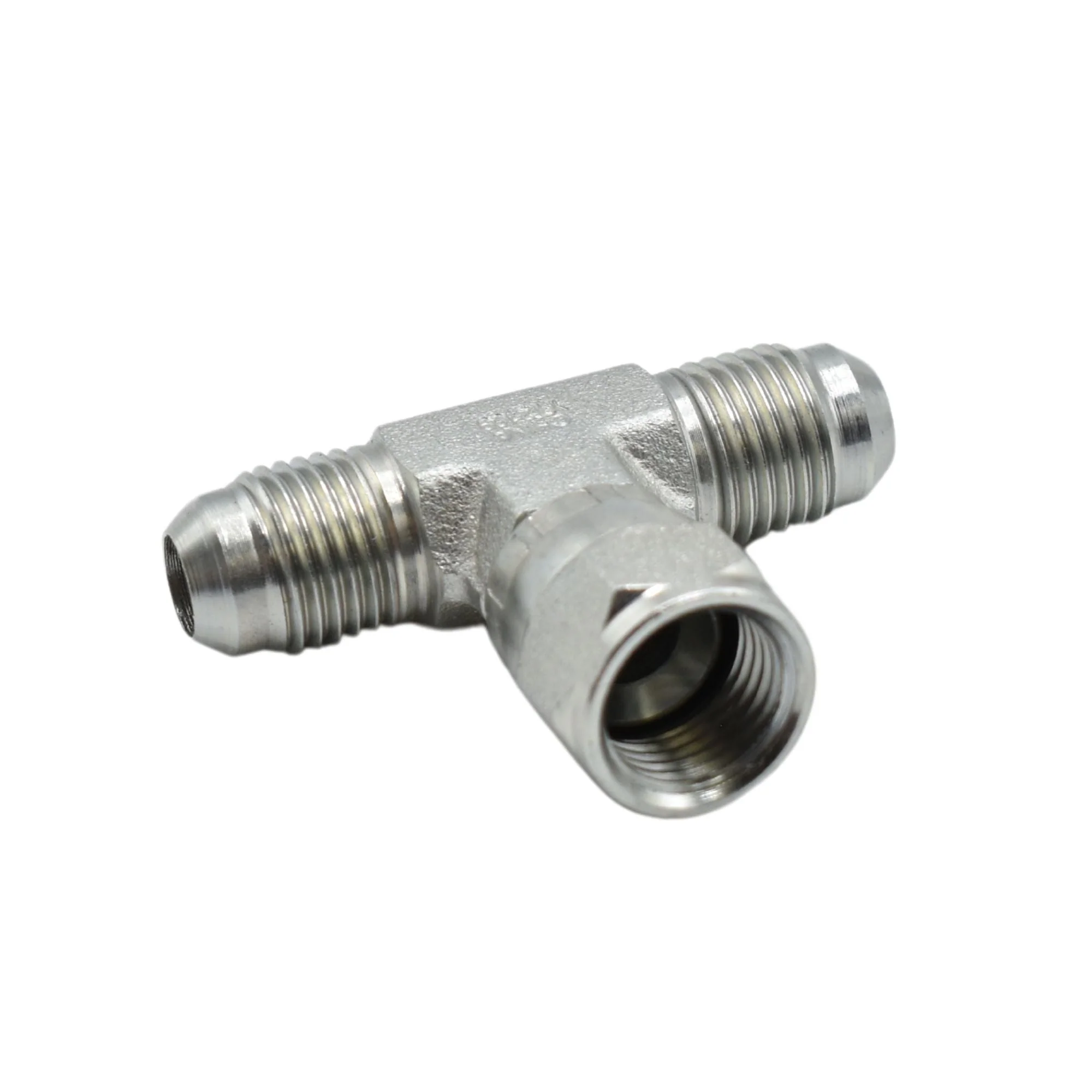 Hydraulics | 06MJ-06MJ-06FJS Tee Forg Adapter | 6600-06-06-06-FG